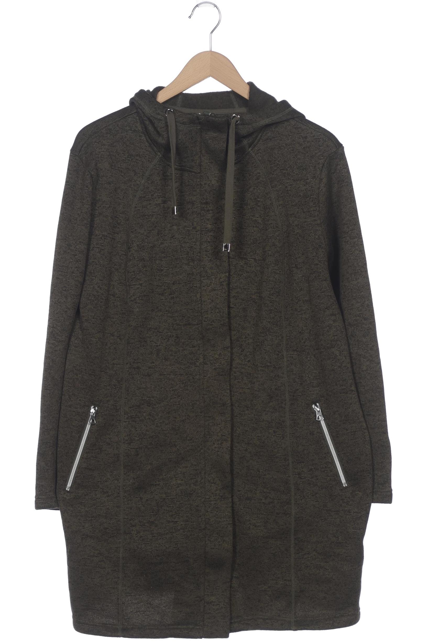 

sheego Damen Kapuzenpullover, grün, Gr. 44