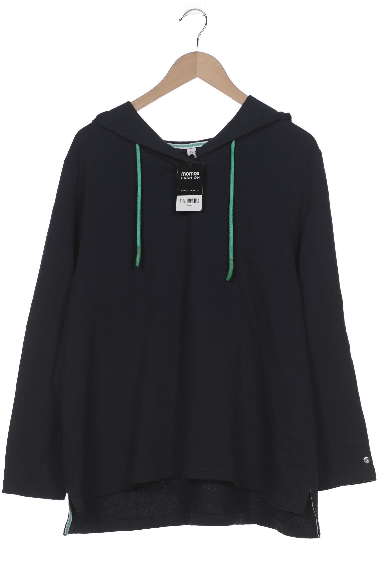 

sheego Damen Kapuzenpullover, marineblau, Gr. 48