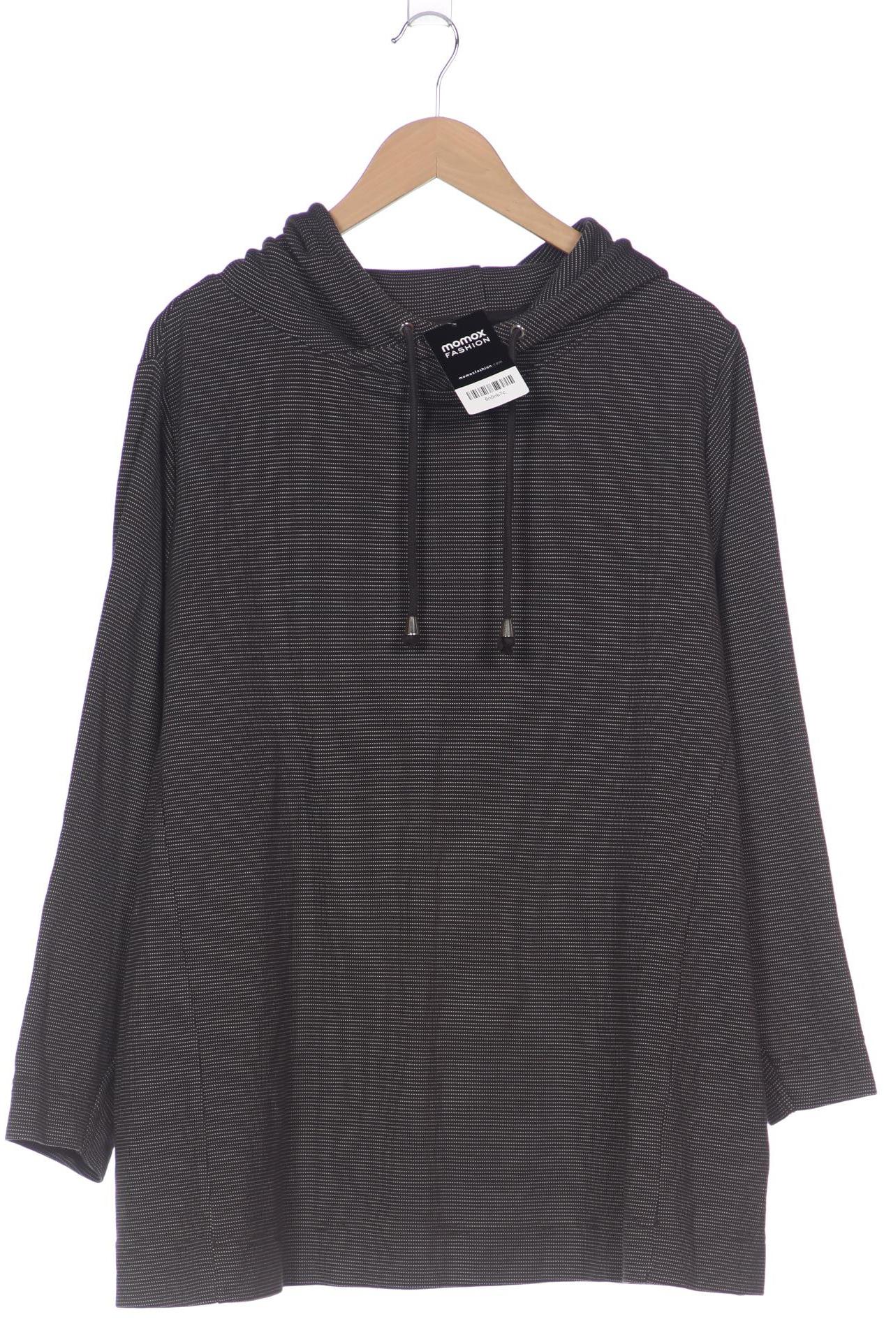 

sheego Damen Kapuzenpullover, grau, Gr. 52