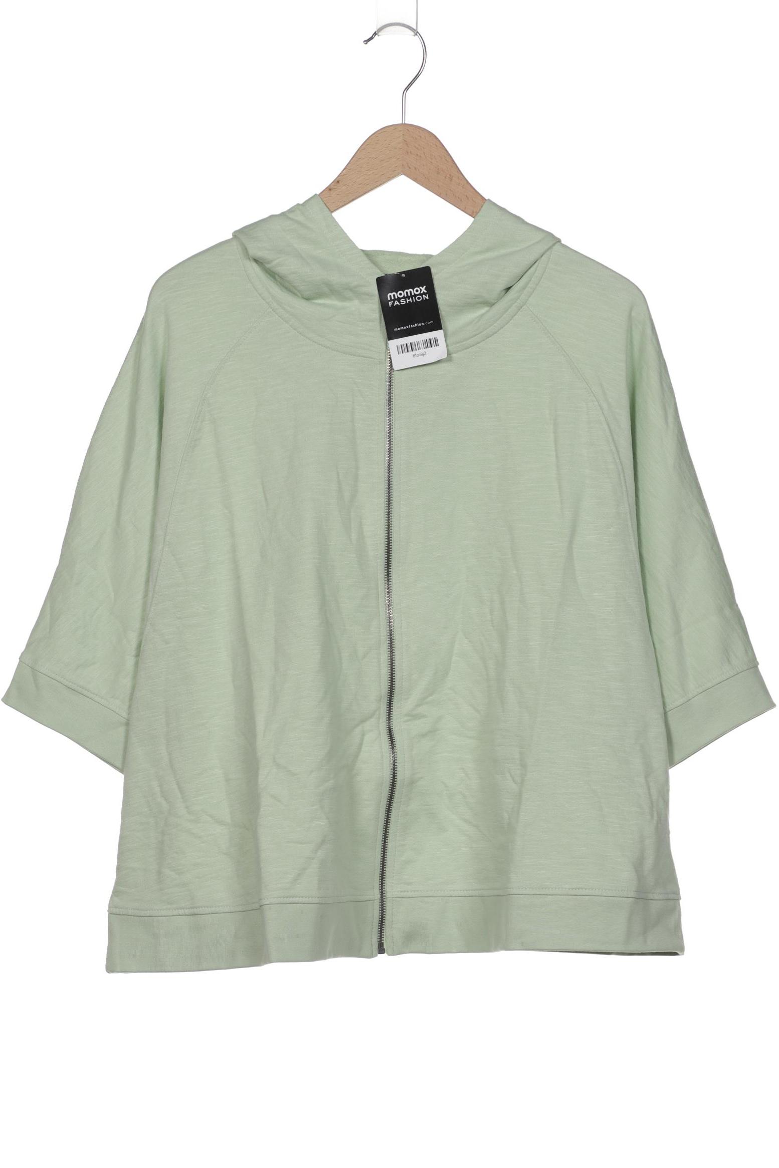 

sheego Damen Kapuzenpullover, hellgrün, Gr. 48