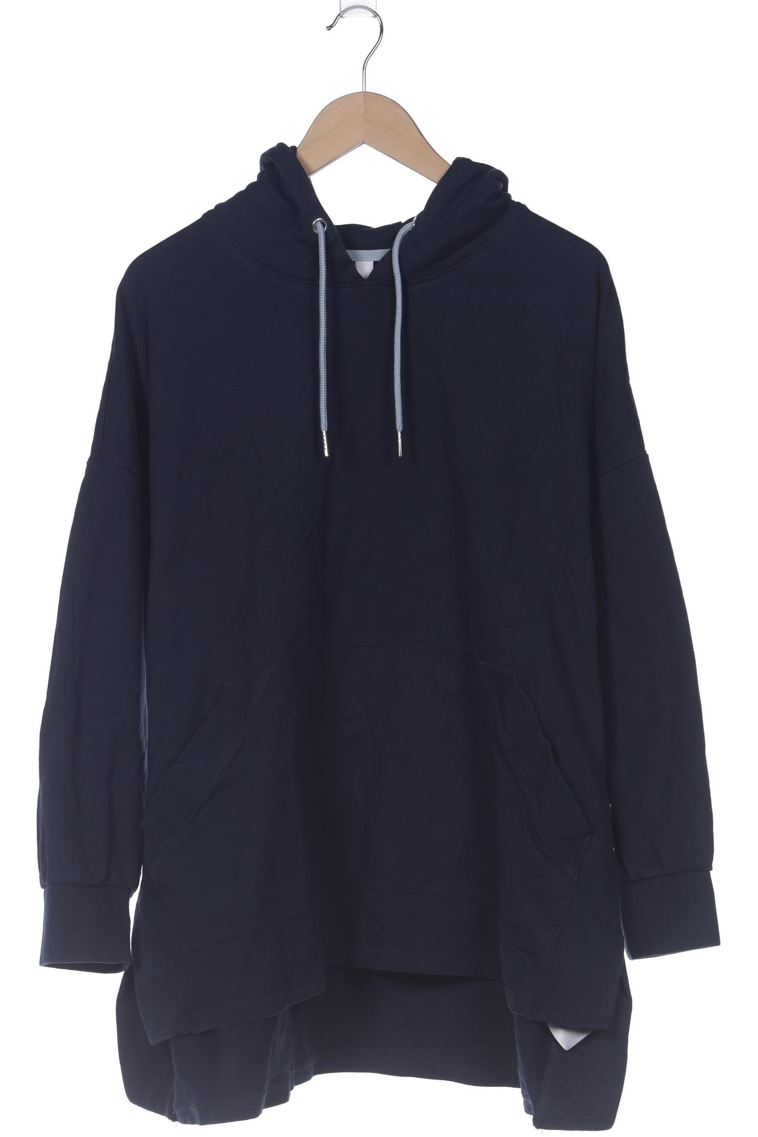 

sheego Damen Kapuzenpullover, marineblau, Gr. 52