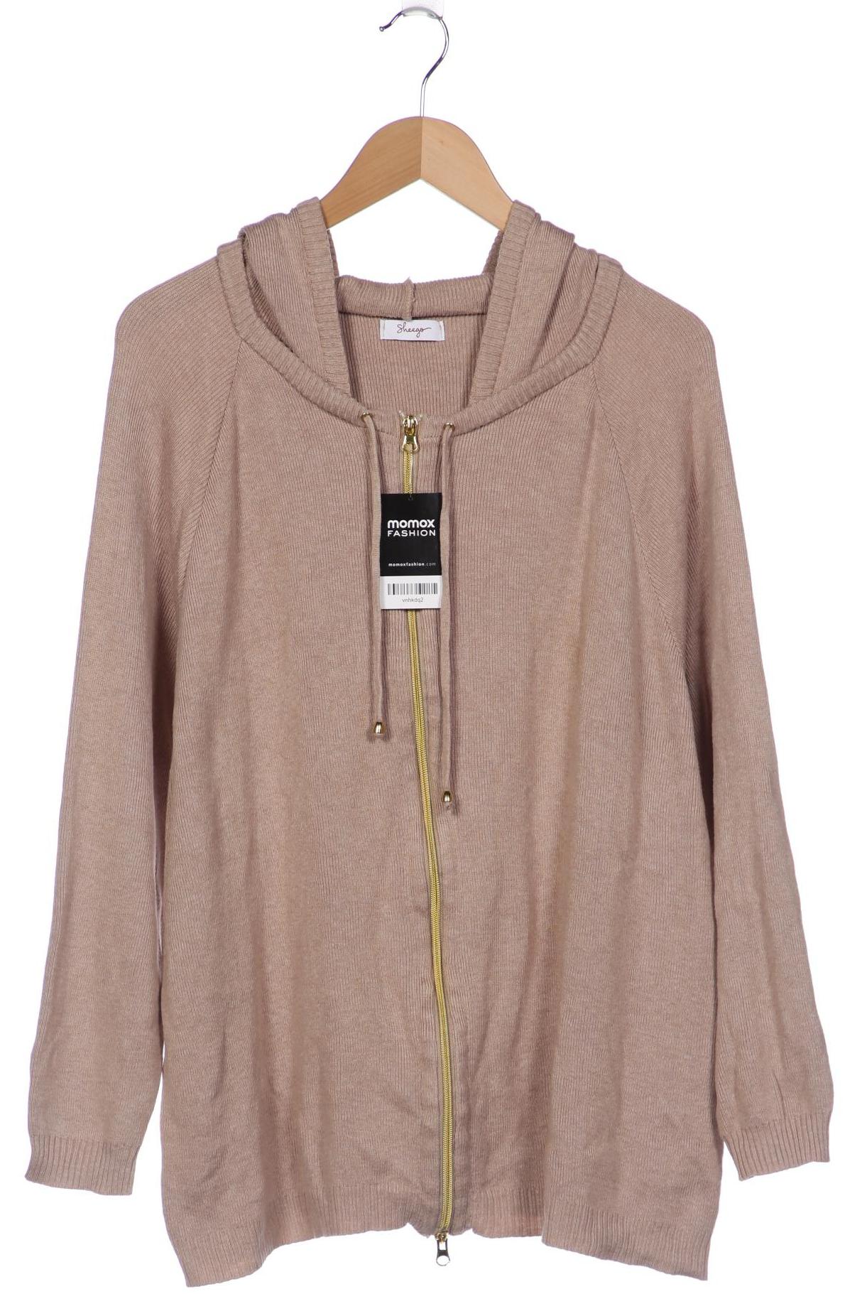 

sheego Damen Kapuzenpullover, beige