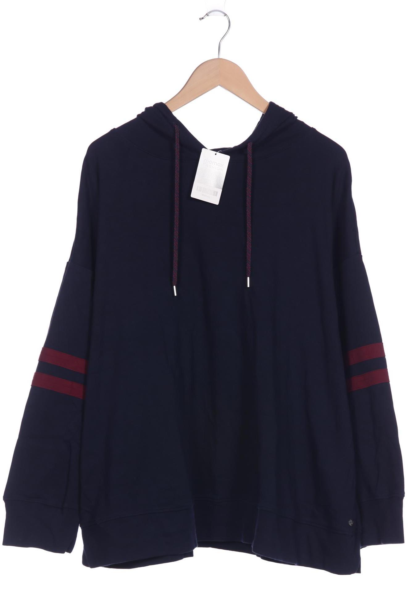

sheego Damen Kapuzenpullover, marineblau, Gr. 52