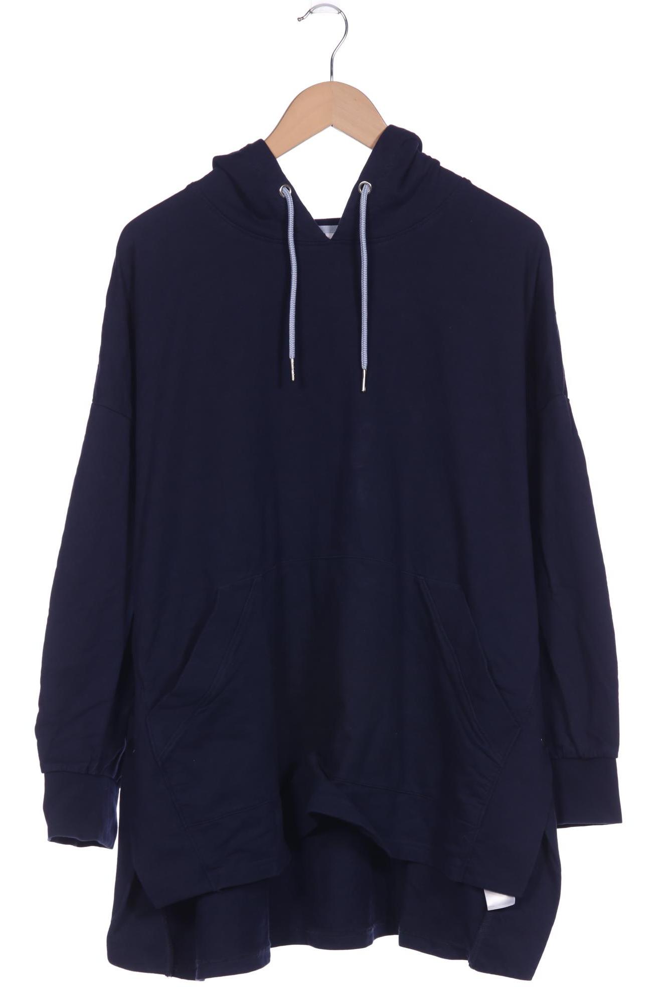 

sheego Damen Kapuzenpullover, marineblau, Gr. 52