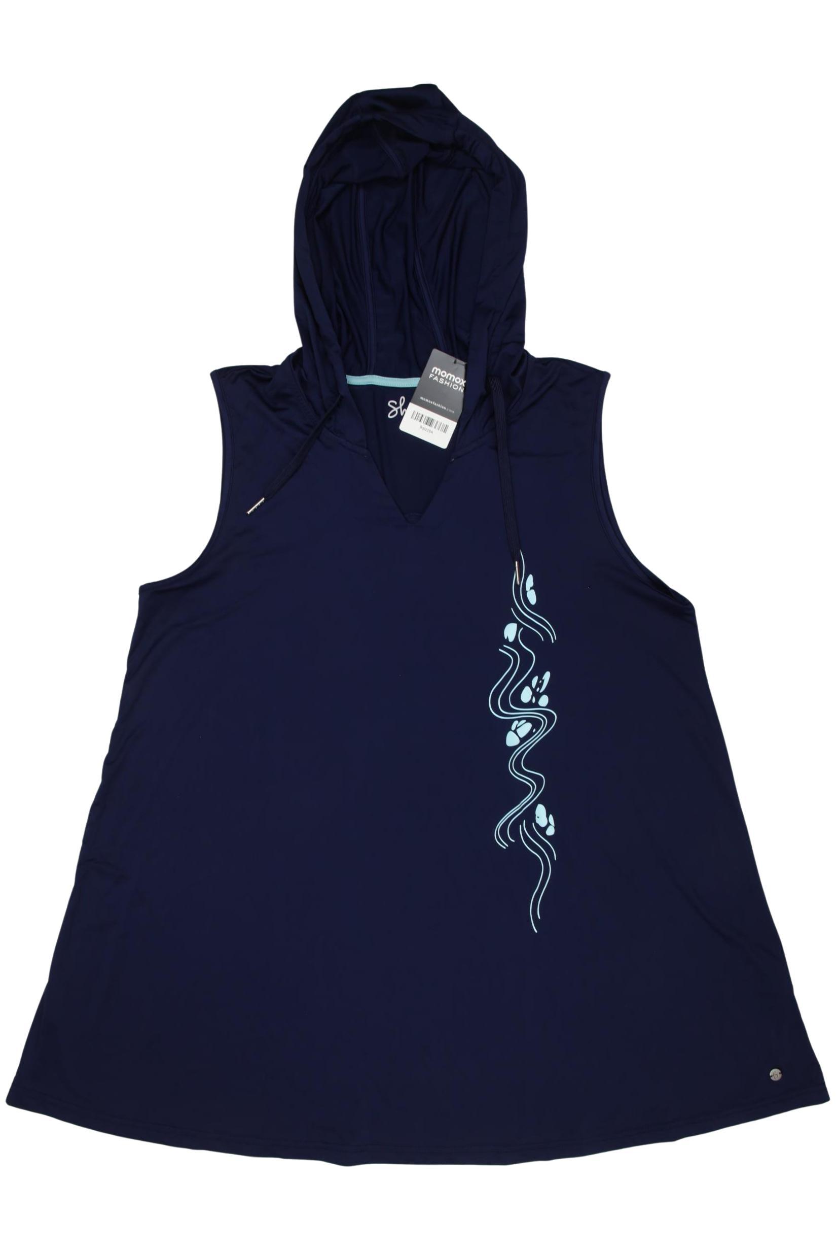 

sheego Damen Kapuzenpullover, marineblau, Gr. 46
