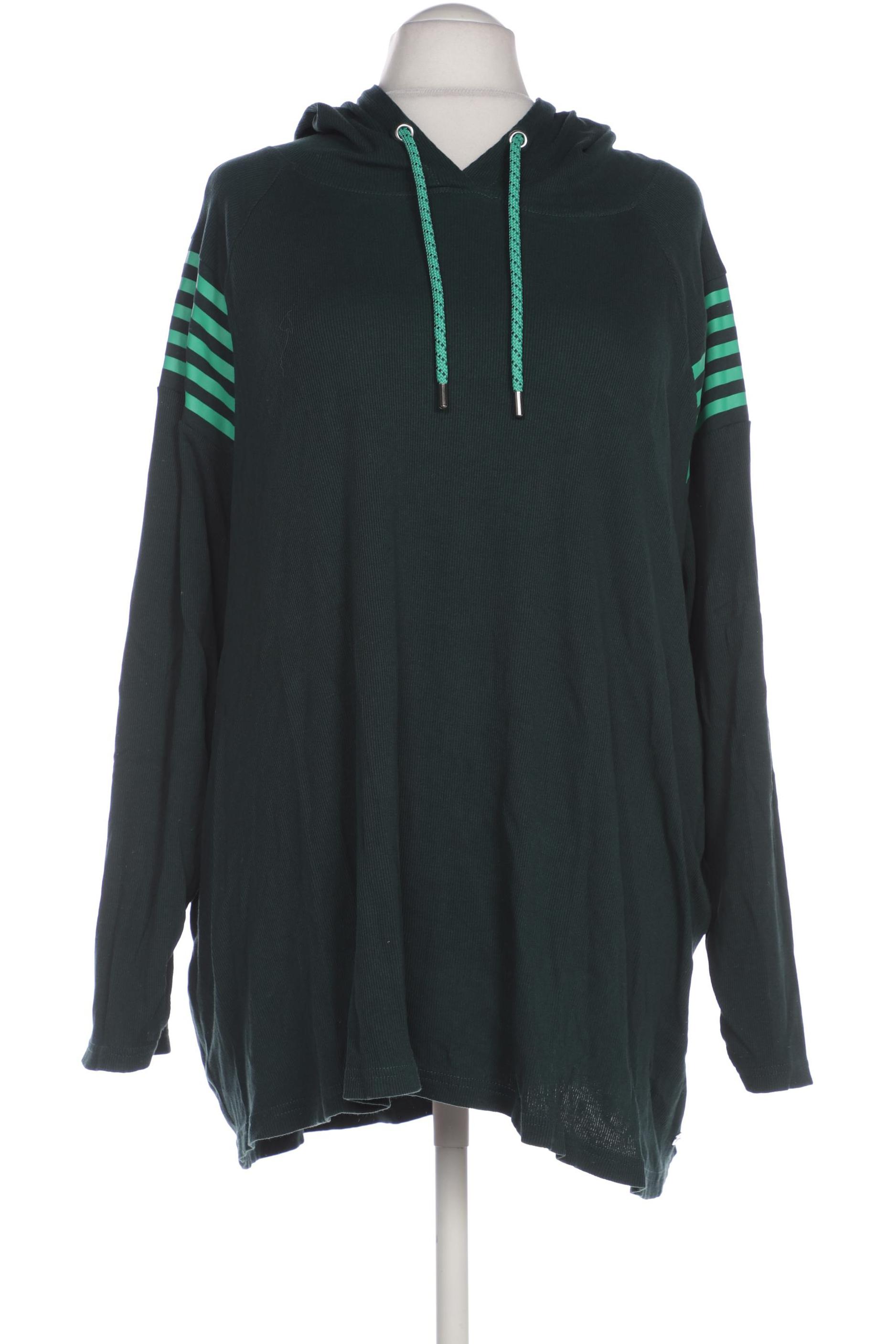 

sheego Damen Kapuzenpullover, grün, Gr. 56
