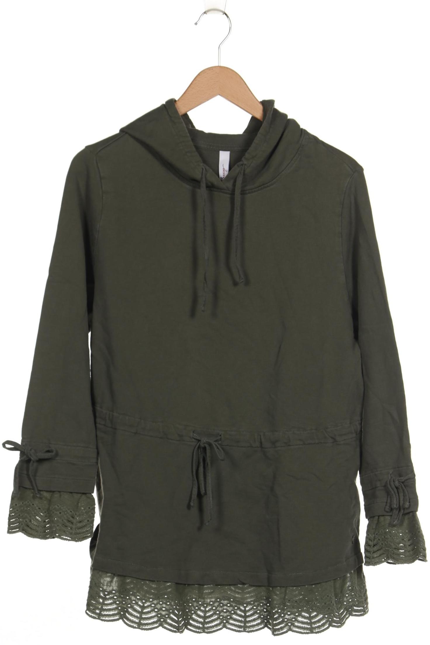 

sheego Damen Kapuzenpullover, grün, Gr. 48