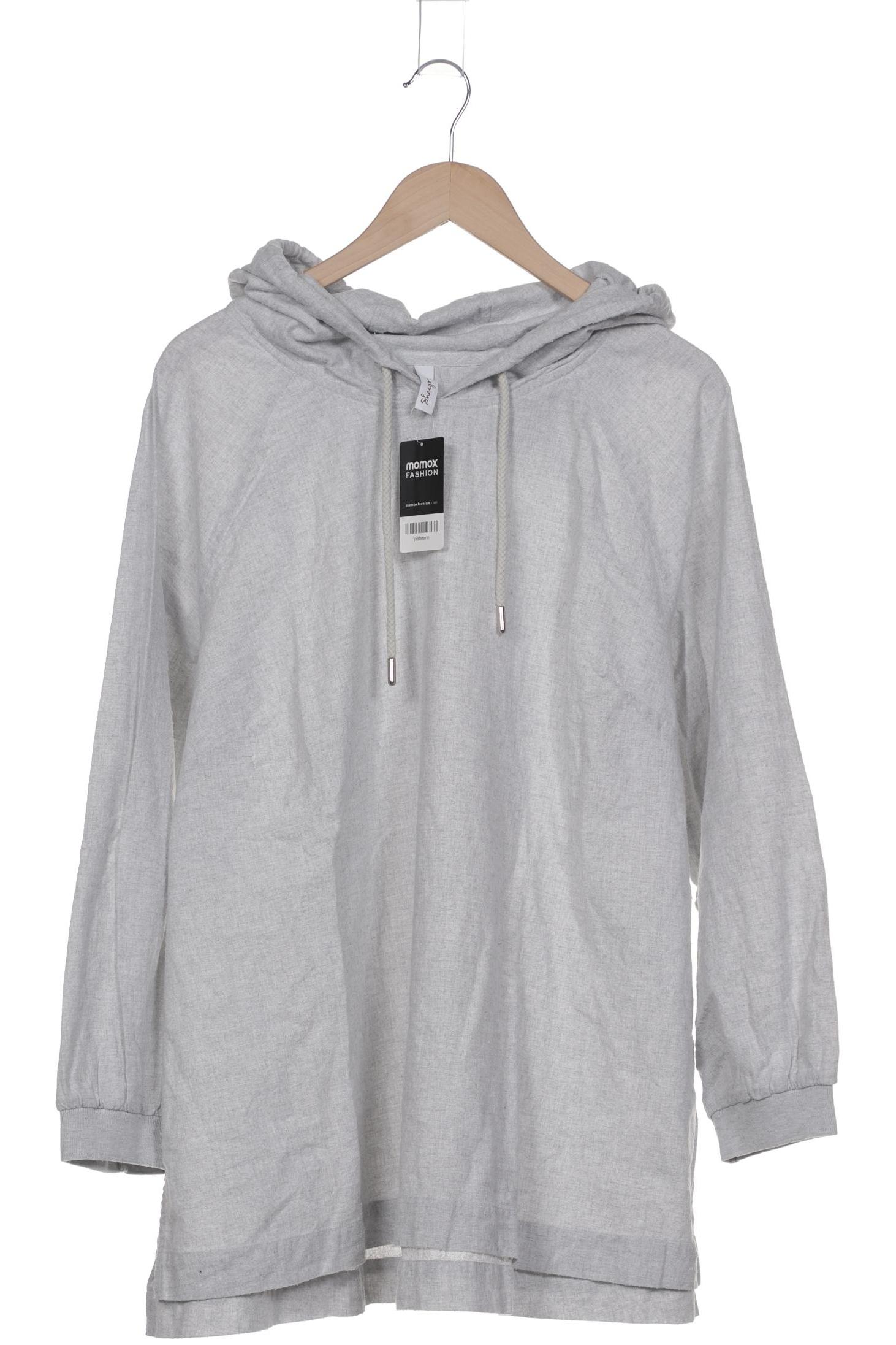 

sheego Damen Kapuzenpullover, grau, Gr. 52