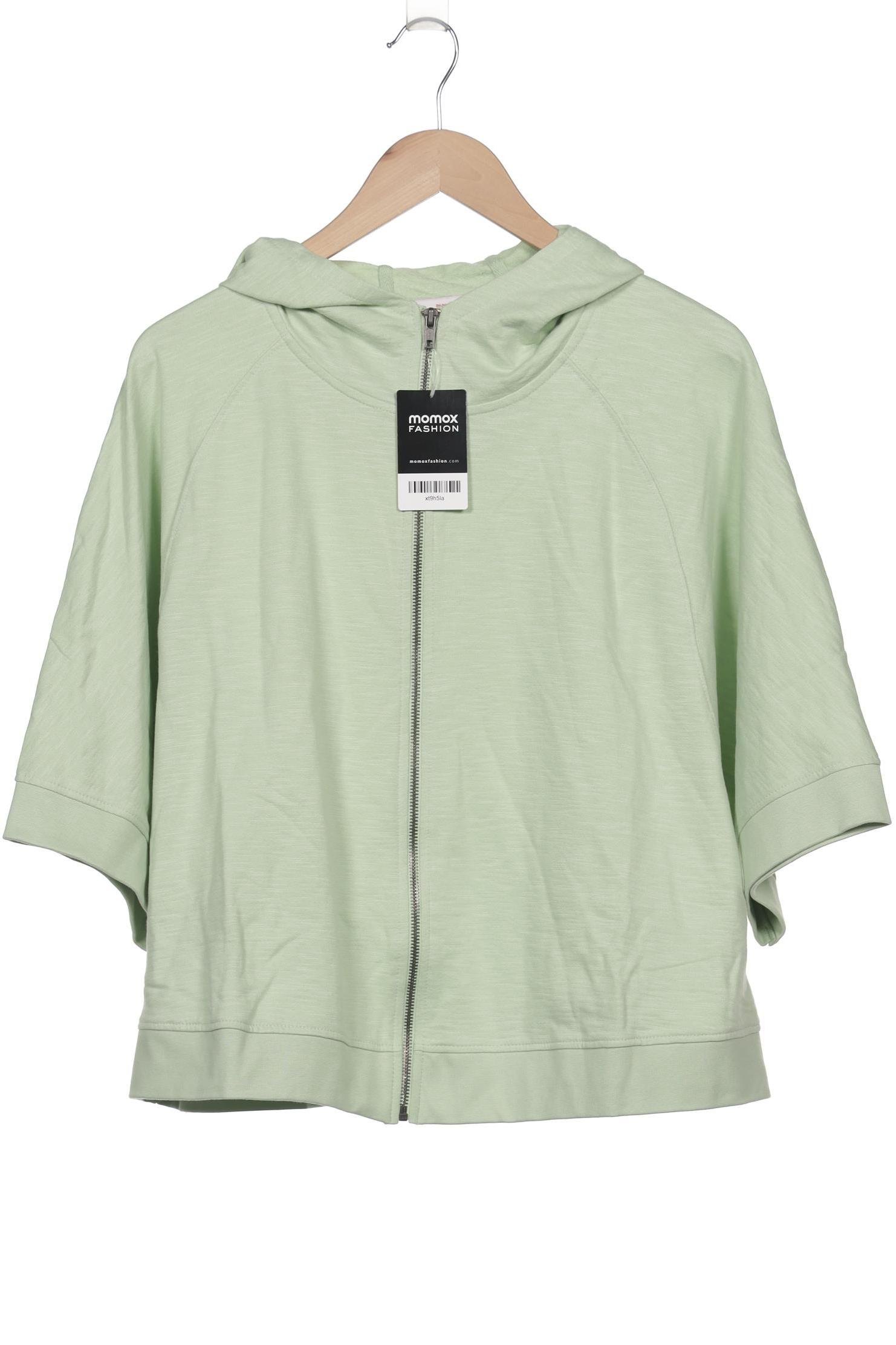 

sheego Damen Kapuzenpullover, hellgrün, Gr. 44