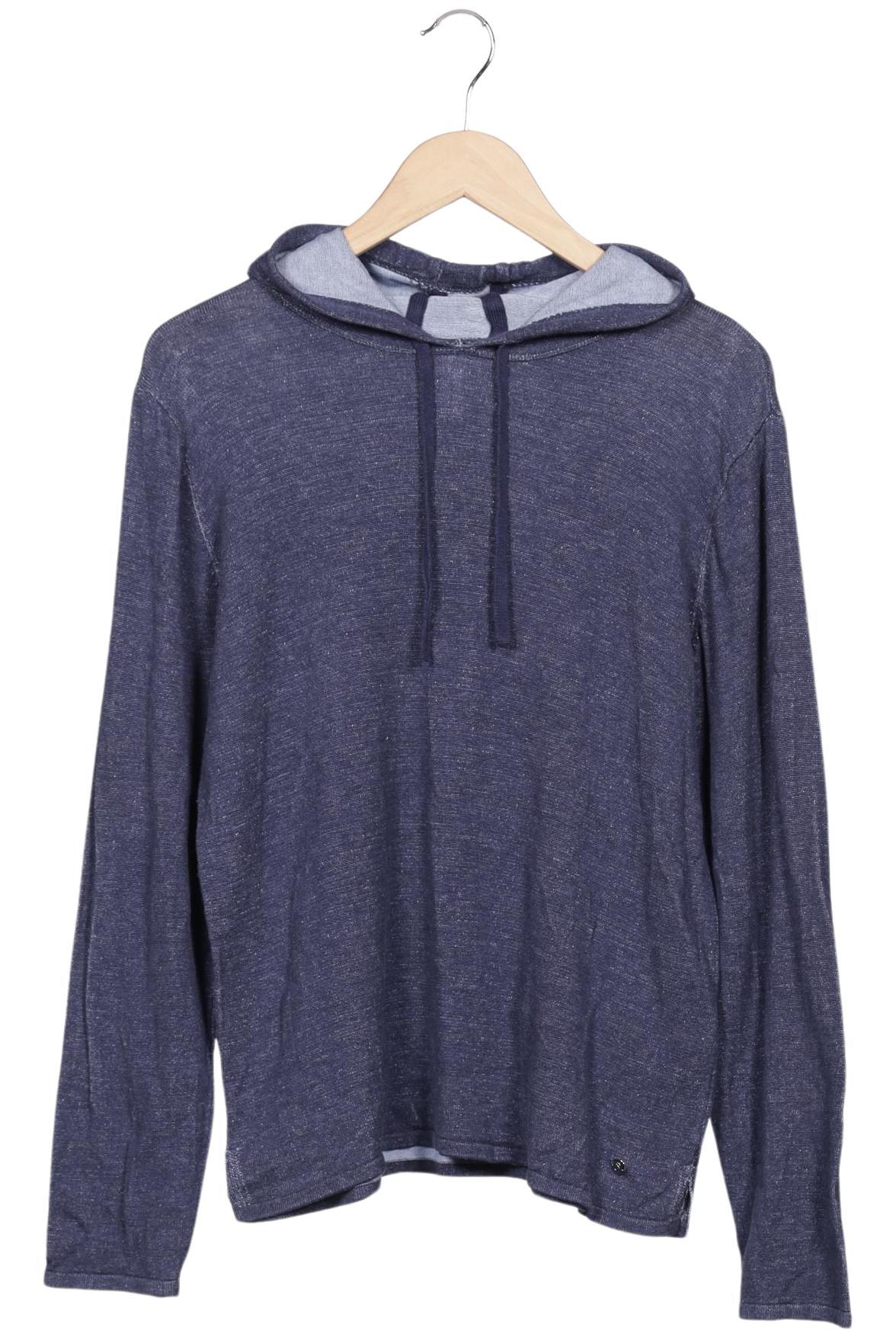 

sheego Damen Kapuzenpullover, marineblau, Gr. 40