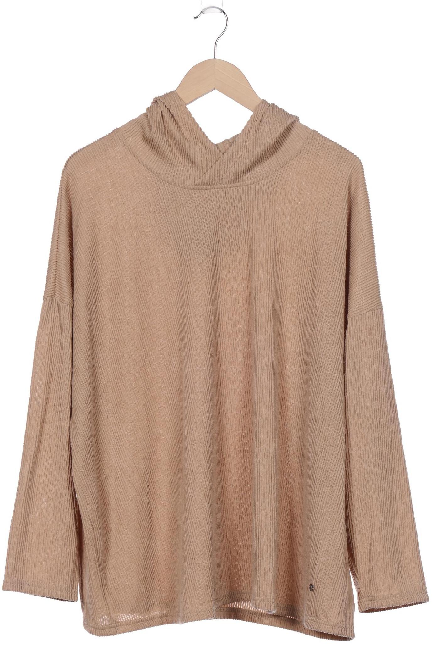 

sheego Damen Kapuzenpullover, beige, Gr. 52
