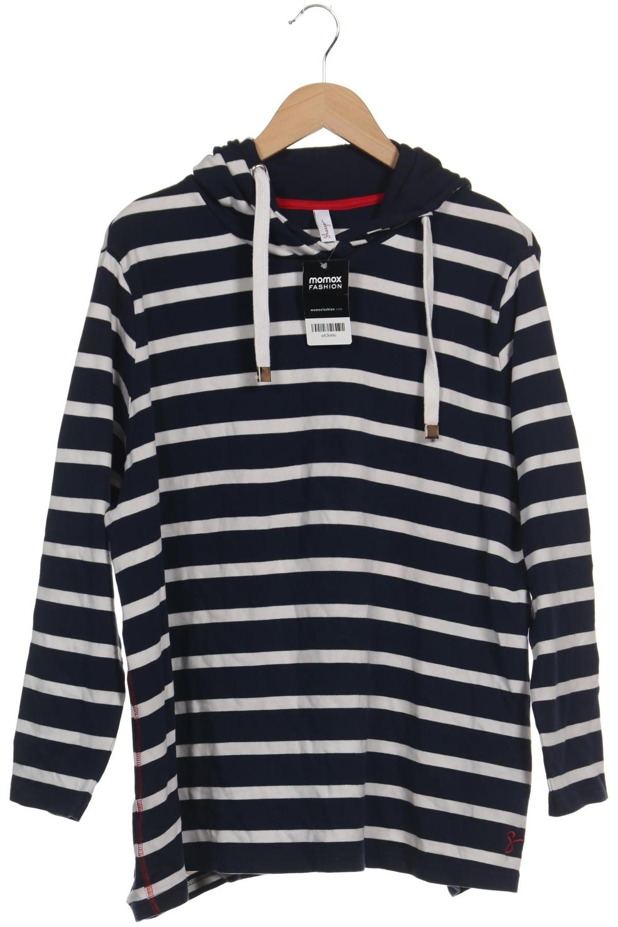 

sheego Damen Kapuzenpullover, marineblau, Gr. 48