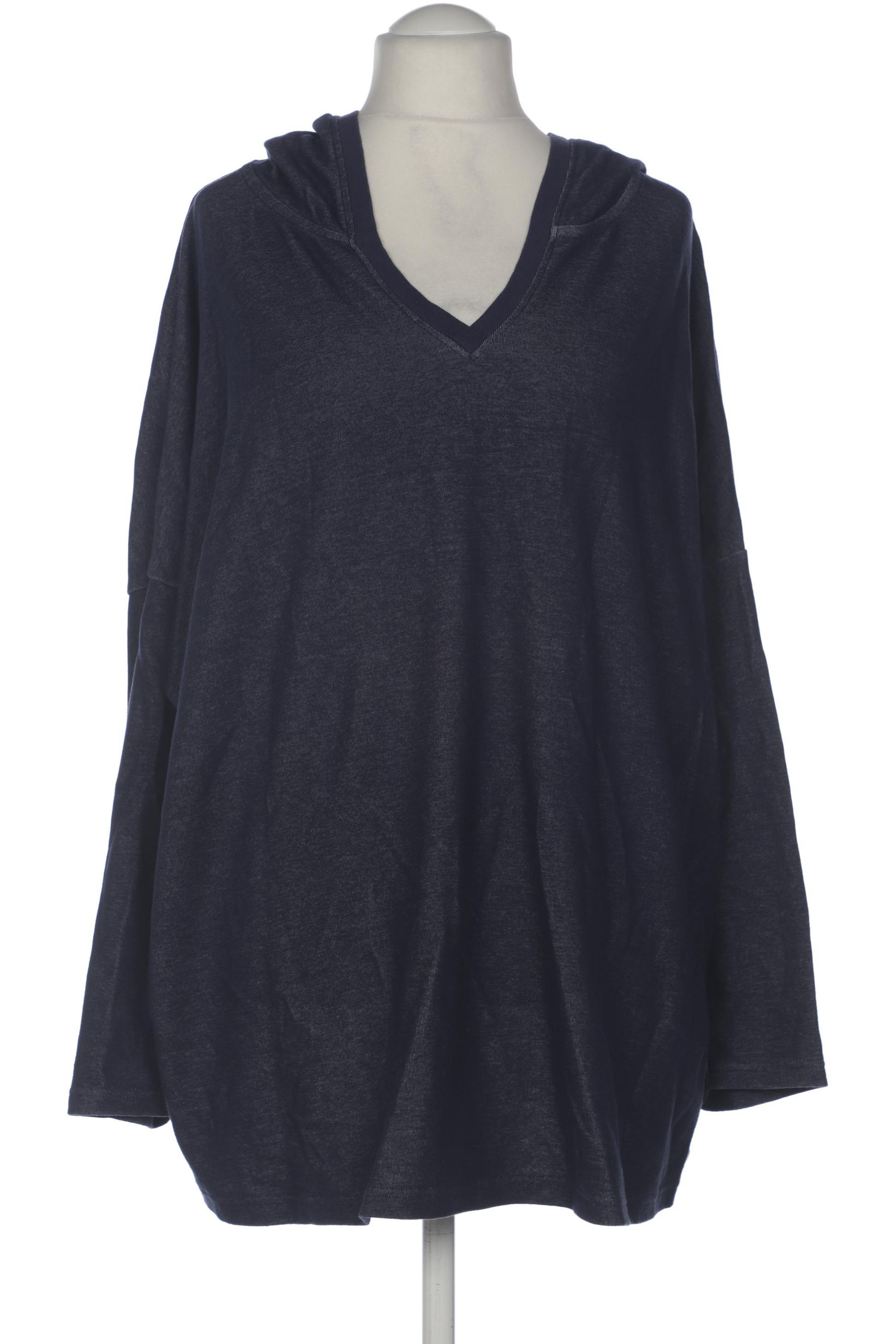 

sheego Damen Kapuzenpullover, blau, Gr. 56