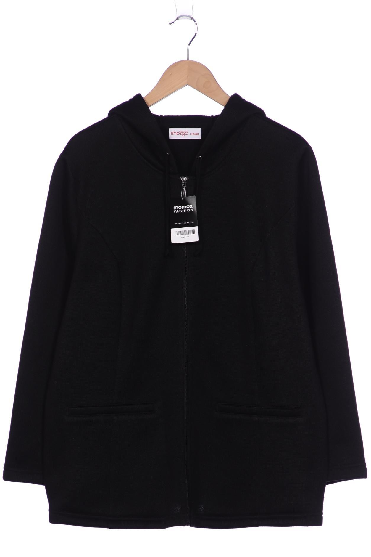 Thumbnail - sheego Damen Kapuzenpullover, schwarz, Gr. 48