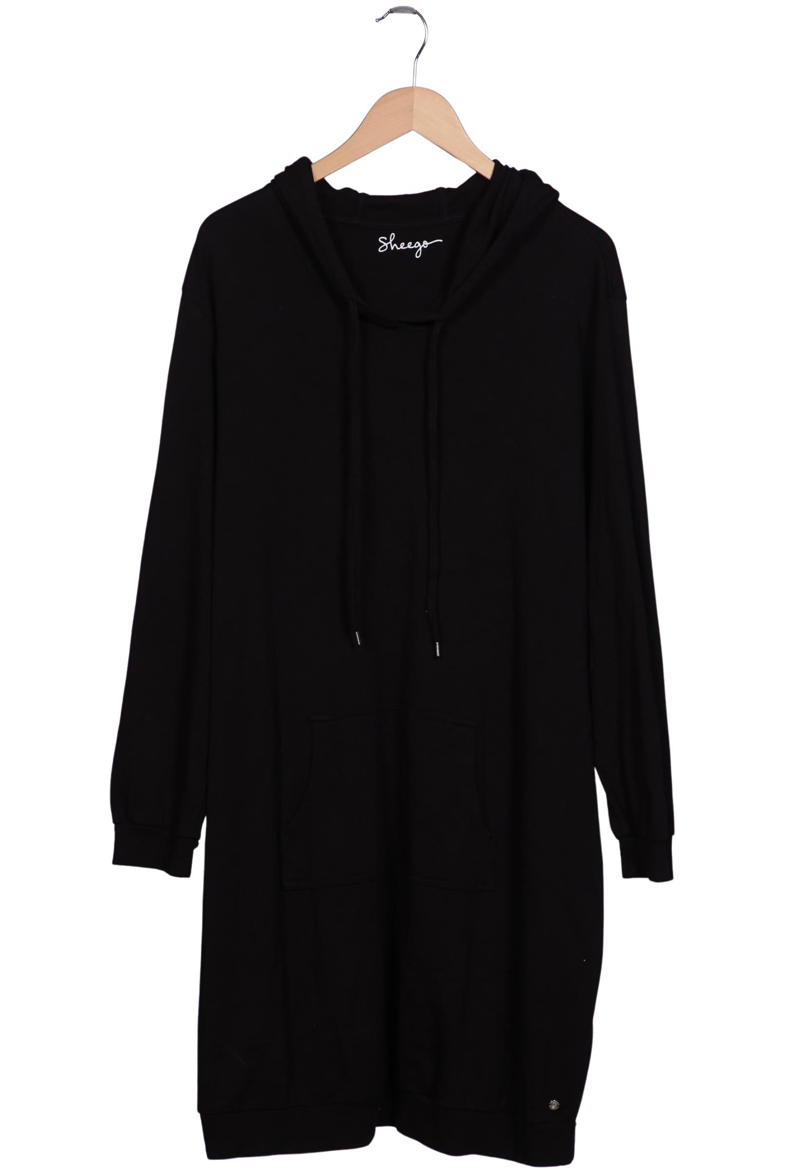 

sheego Damen Kapuzenpullover, schwarz, Gr. 52