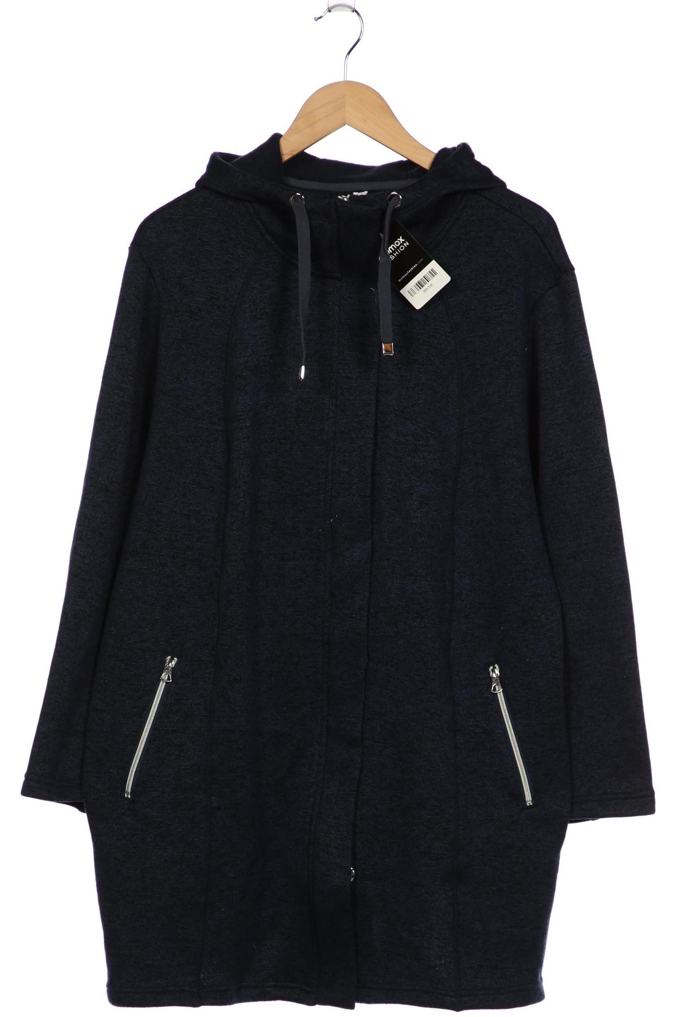 

sheego Damen Kapuzenpullover, marineblau, Gr. 48