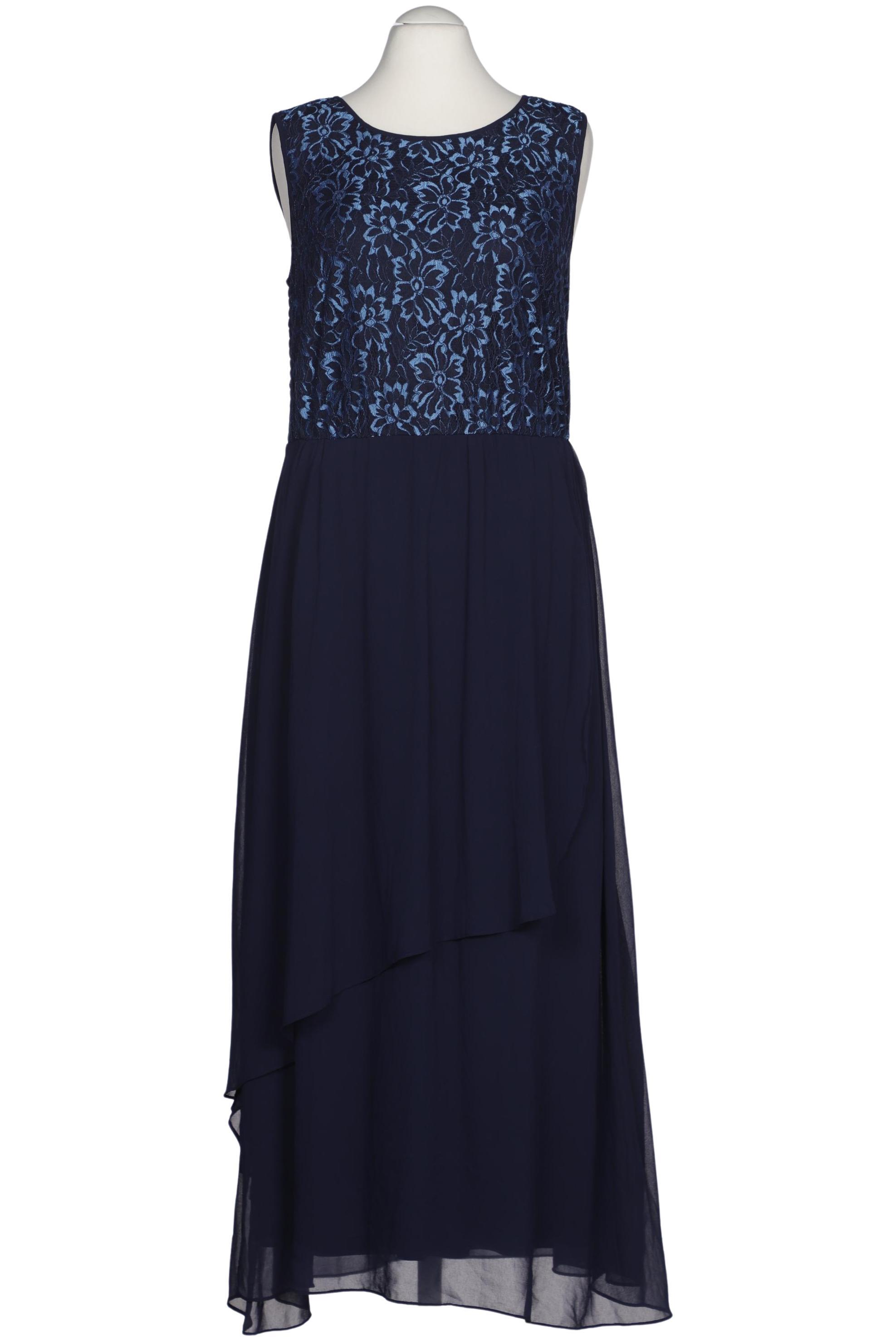 

sheego Damen Kleid, marineblau, Gr. 46
