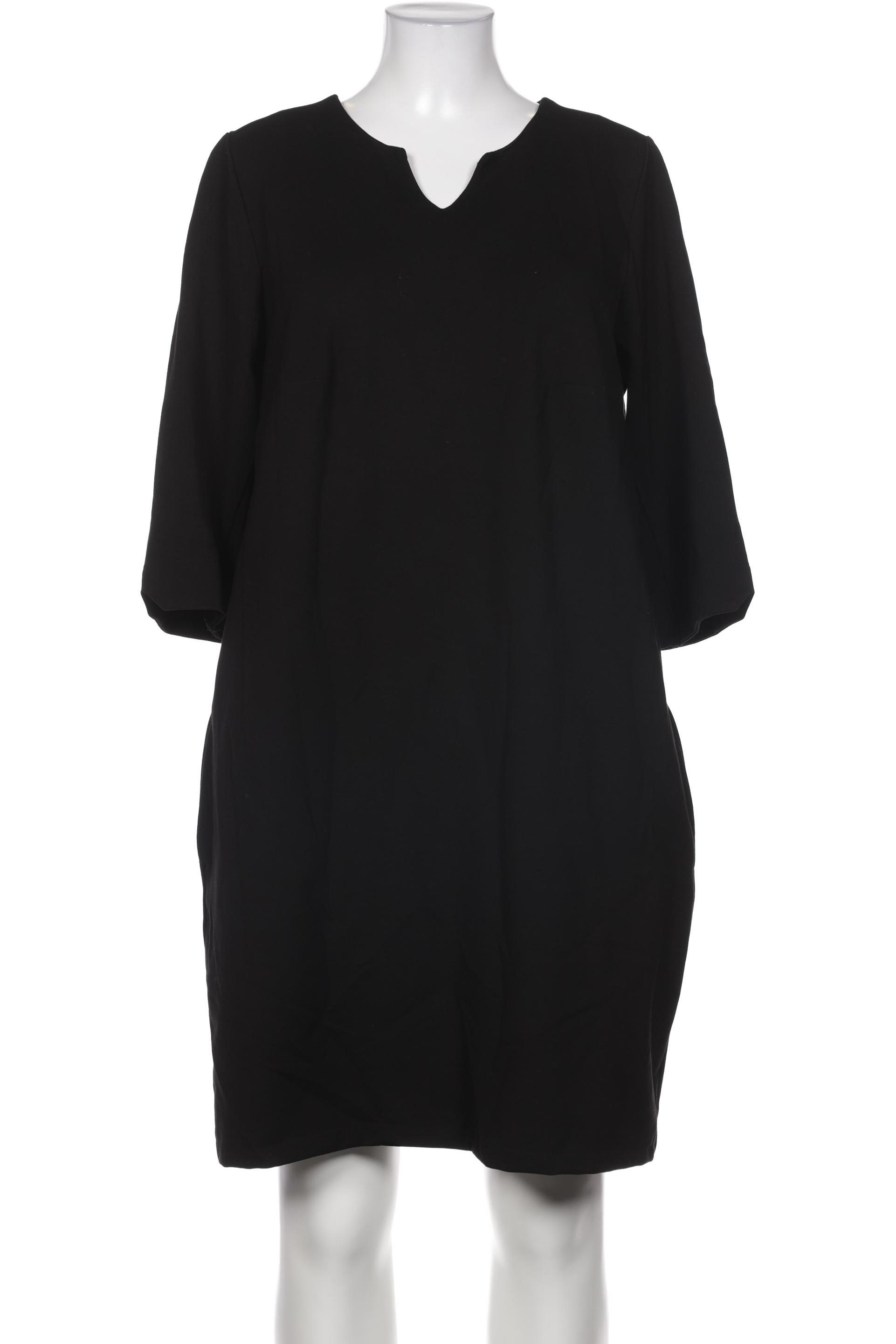 

sheego Damen Kleid, schwarz, Gr. 46