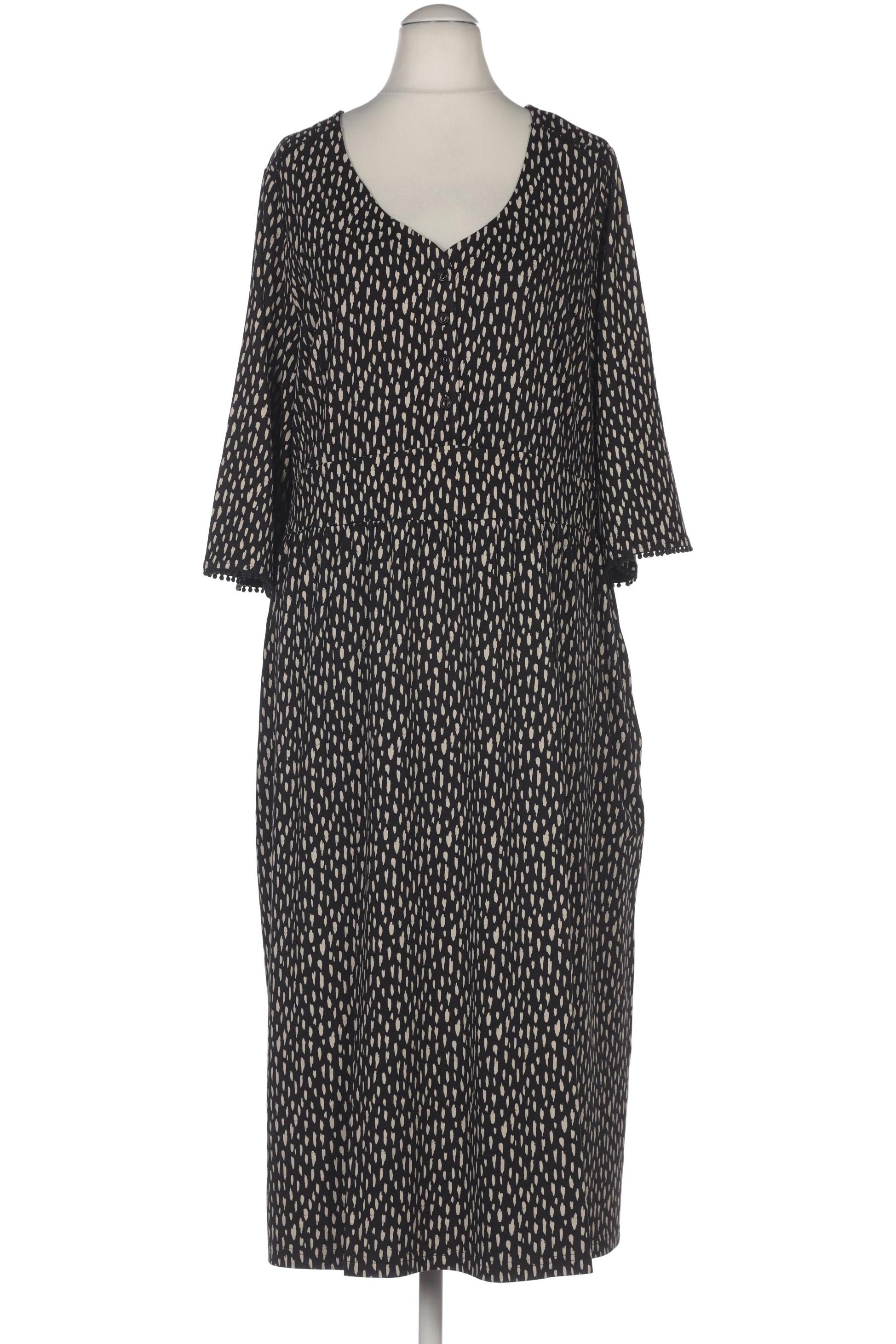 

sheego Damen Kleid, schwarz, Gr. 23