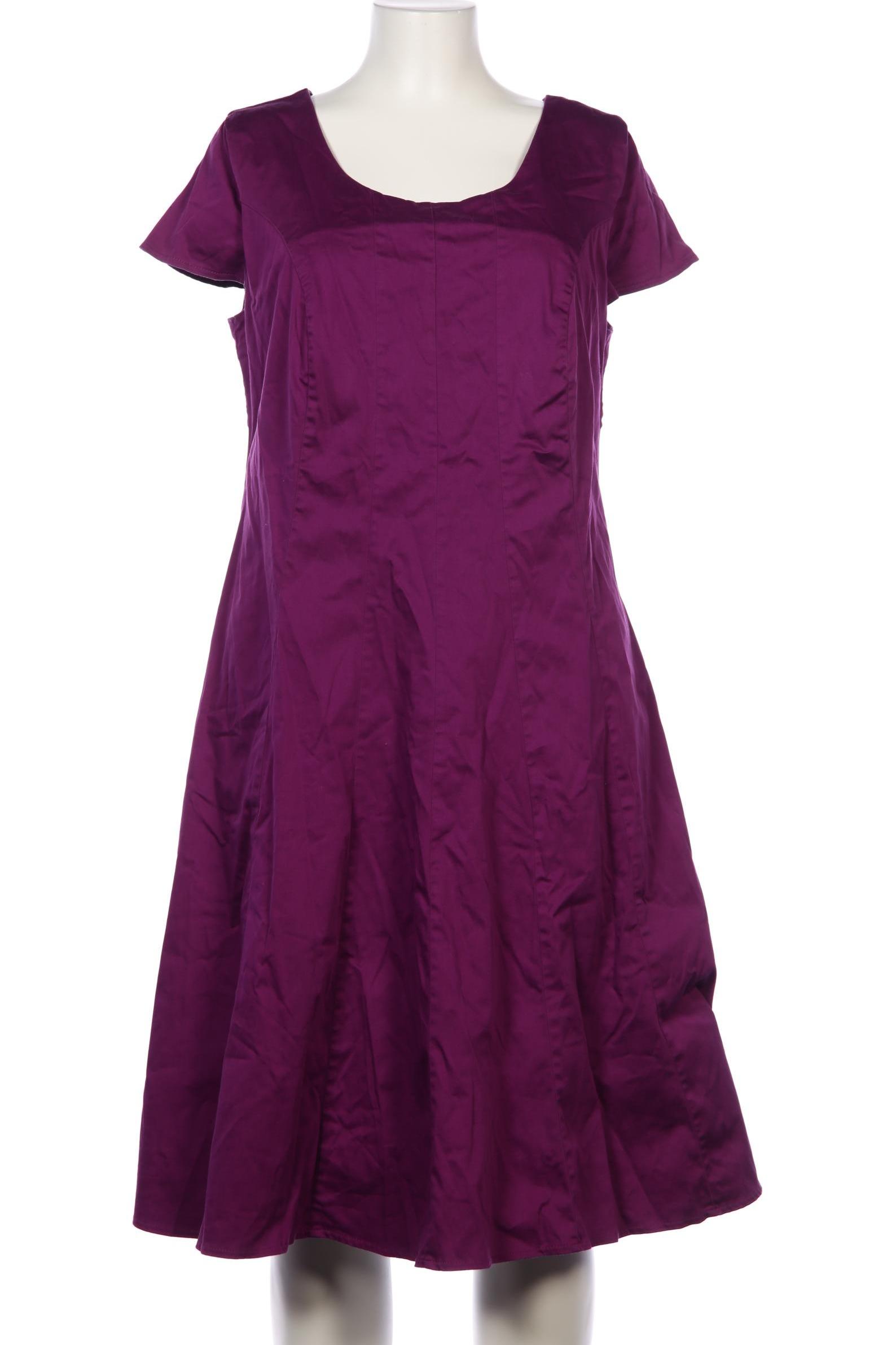 

sheego Damen Kleid, bordeaux, Gr. 48