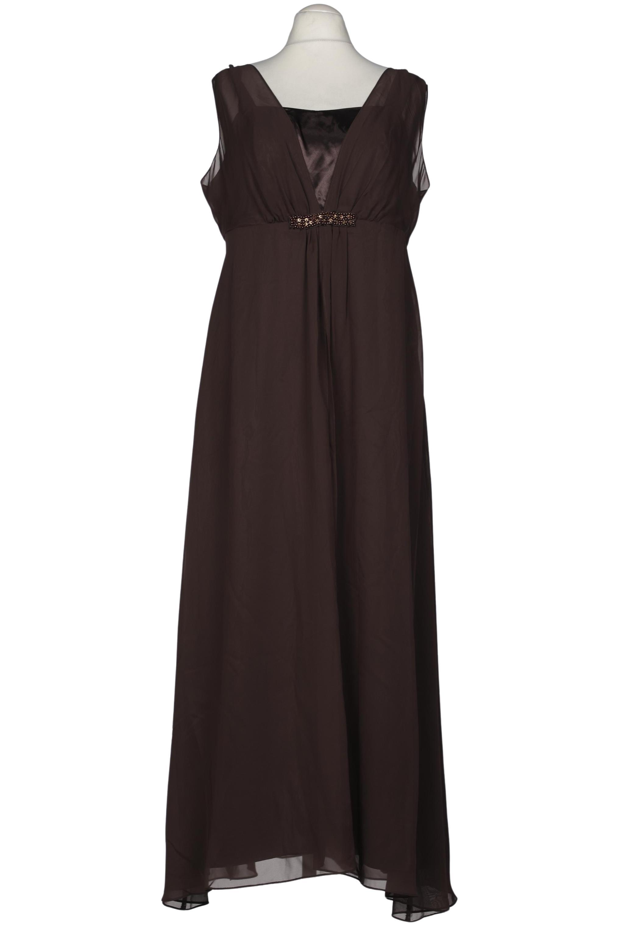 

sheego Damen Kleid, braun, Gr. 46