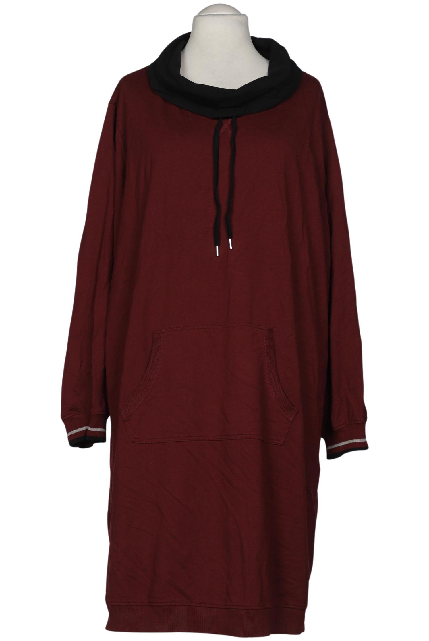 

sheego Damen Kleid, bordeaux, Gr. 56