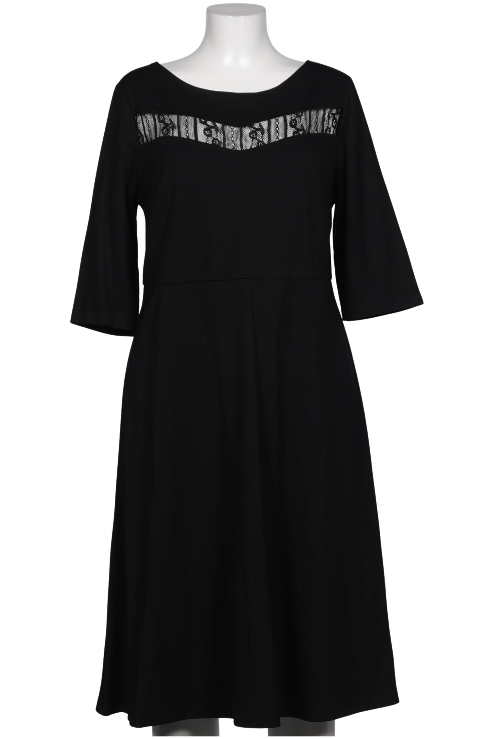 

sheego Damen Kleid, schwarz, Gr. 44