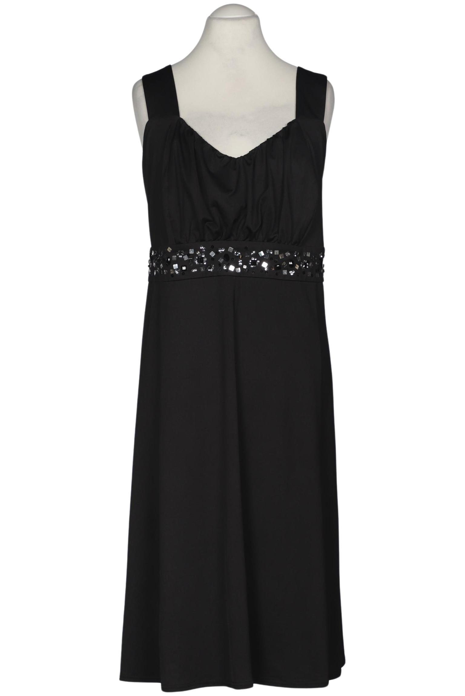 

sheego Damen Kleid, schwarz, Gr. 52
