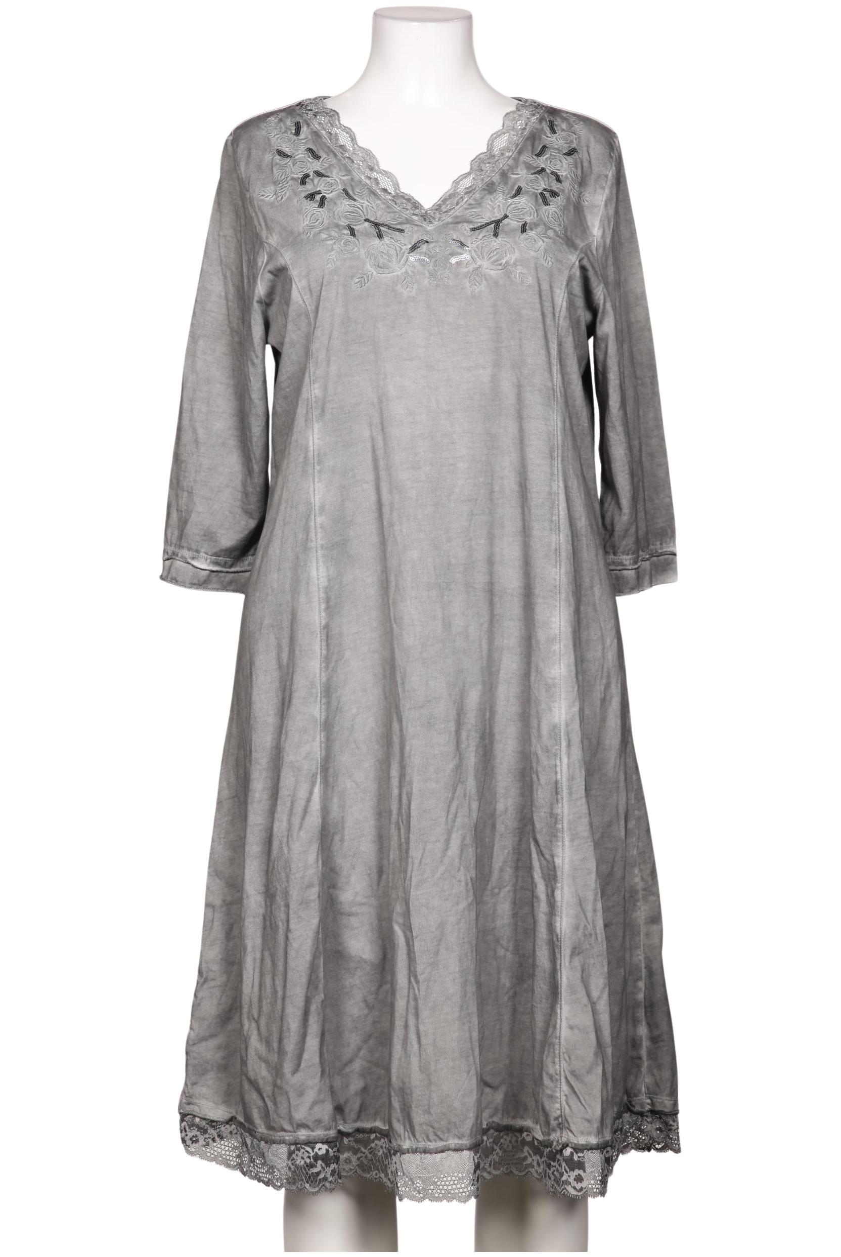 

sheego Damen Kleid, grau, Gr. 46