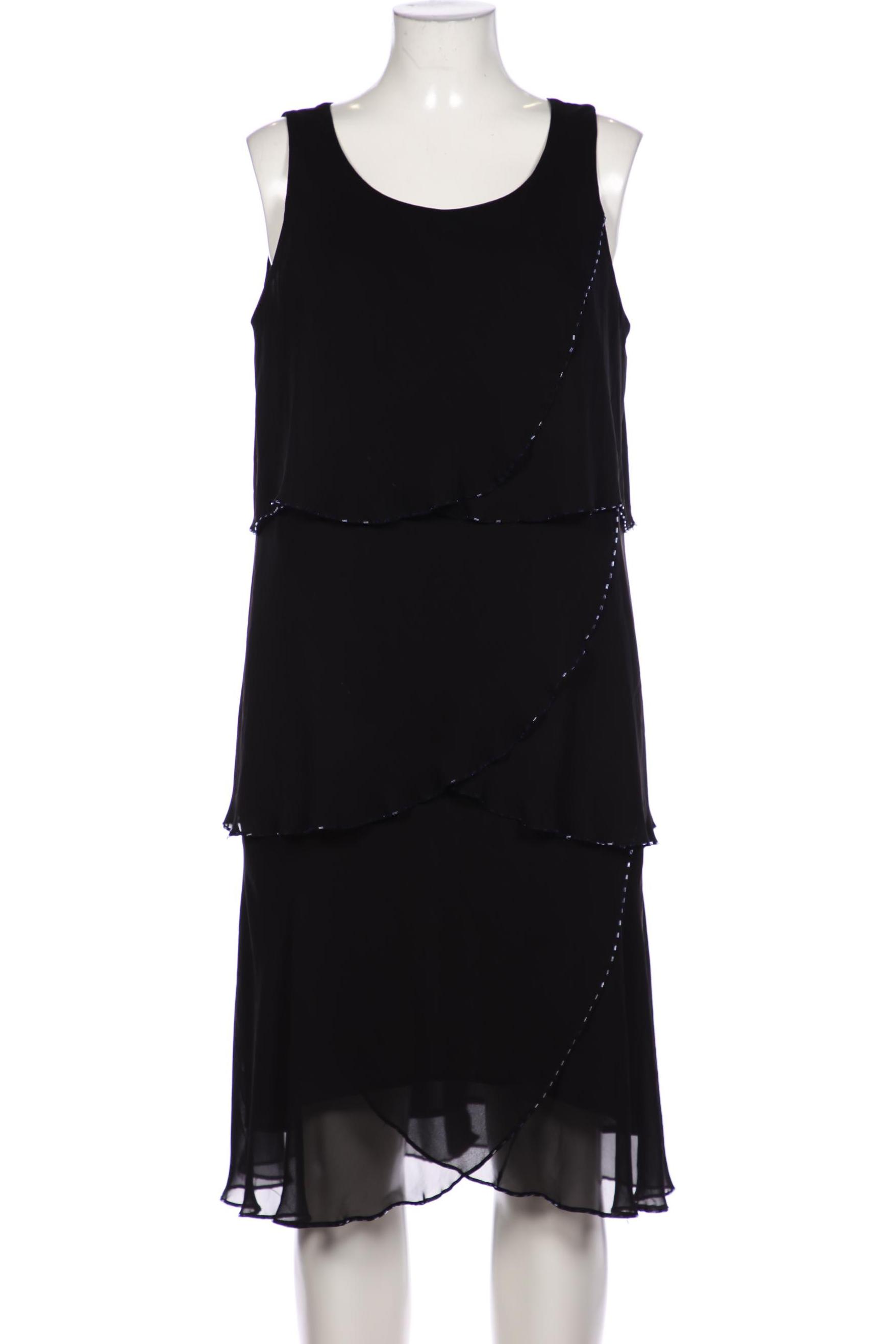 

sheego Damen Kleid, schwarz, Gr. 46