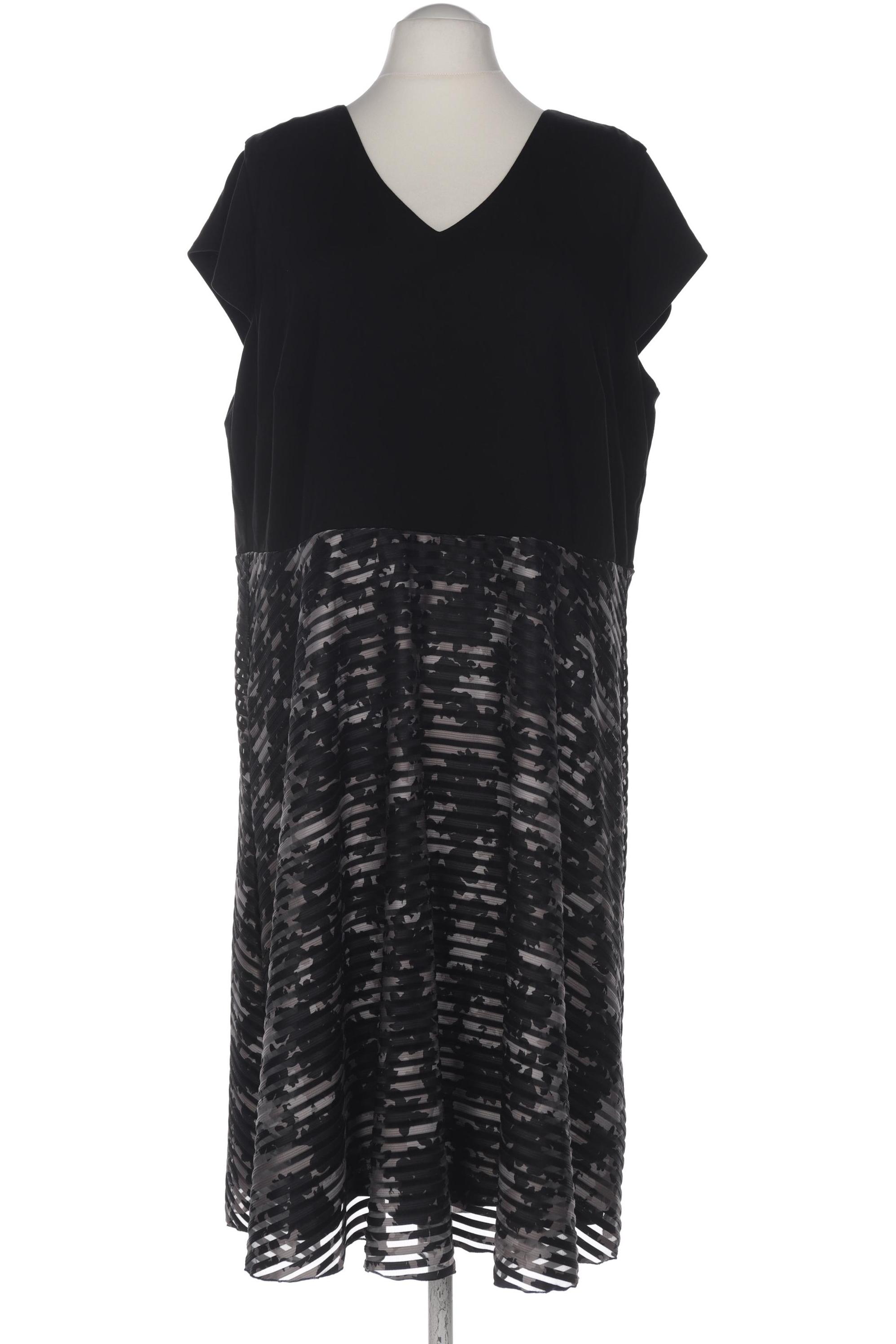 

sheego Damen Kleid, schwarz, Gr. 52