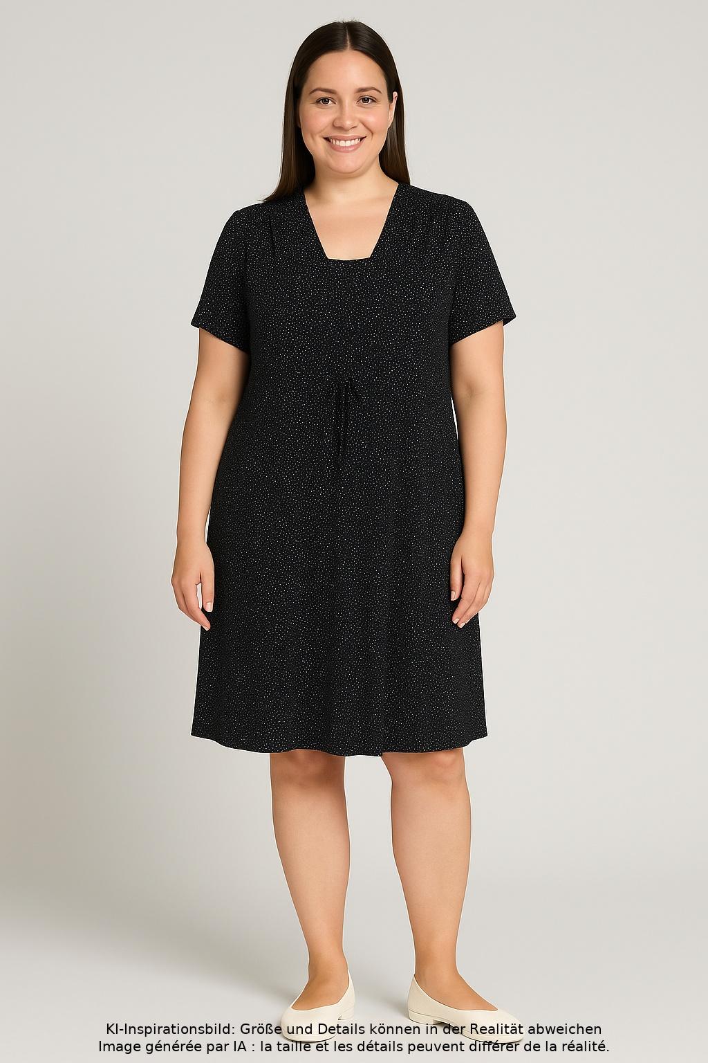 

sheego Damen Kleid, marineblau, Gr. 48