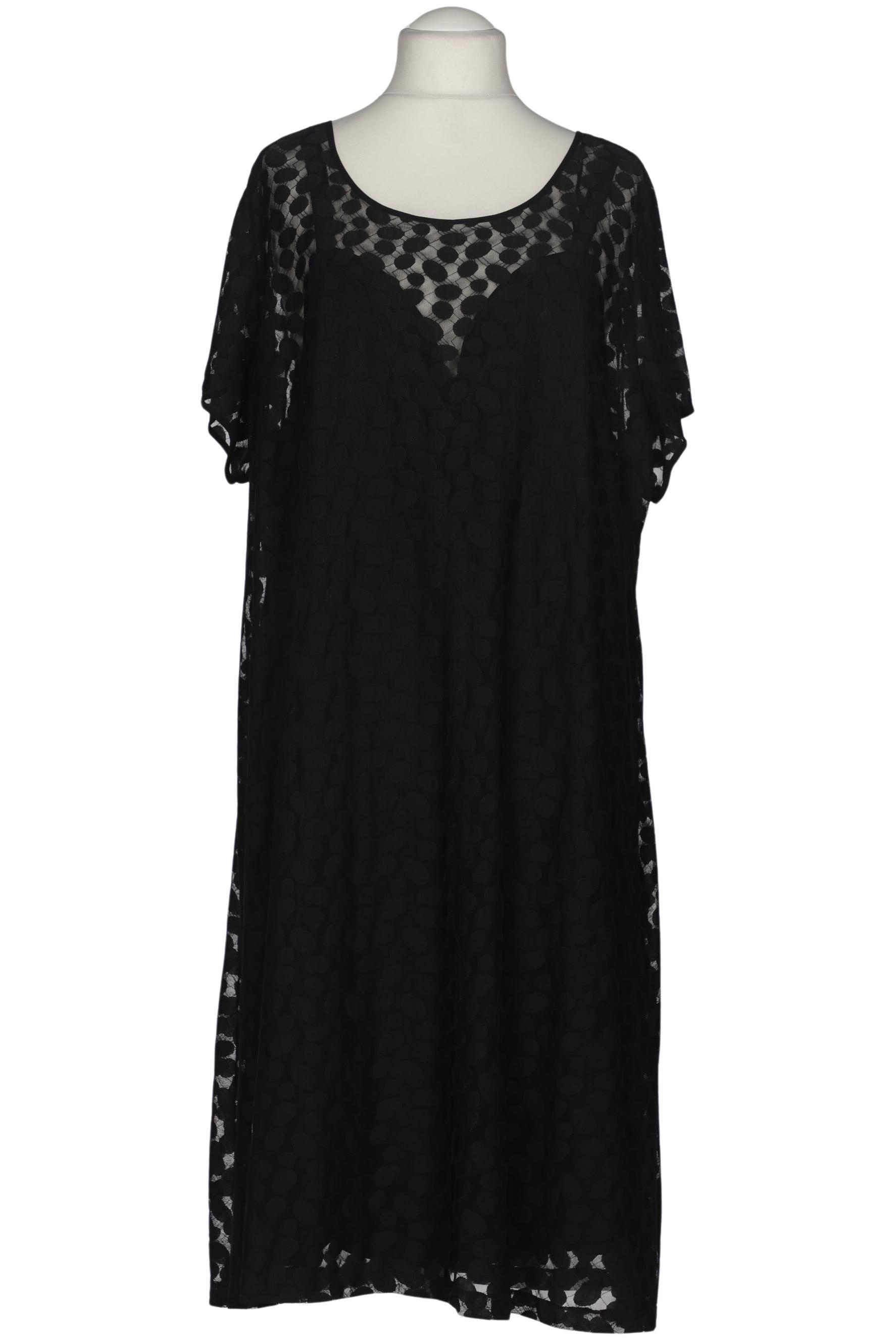 

sheego Damen Kleid, schwarz, Gr. 58