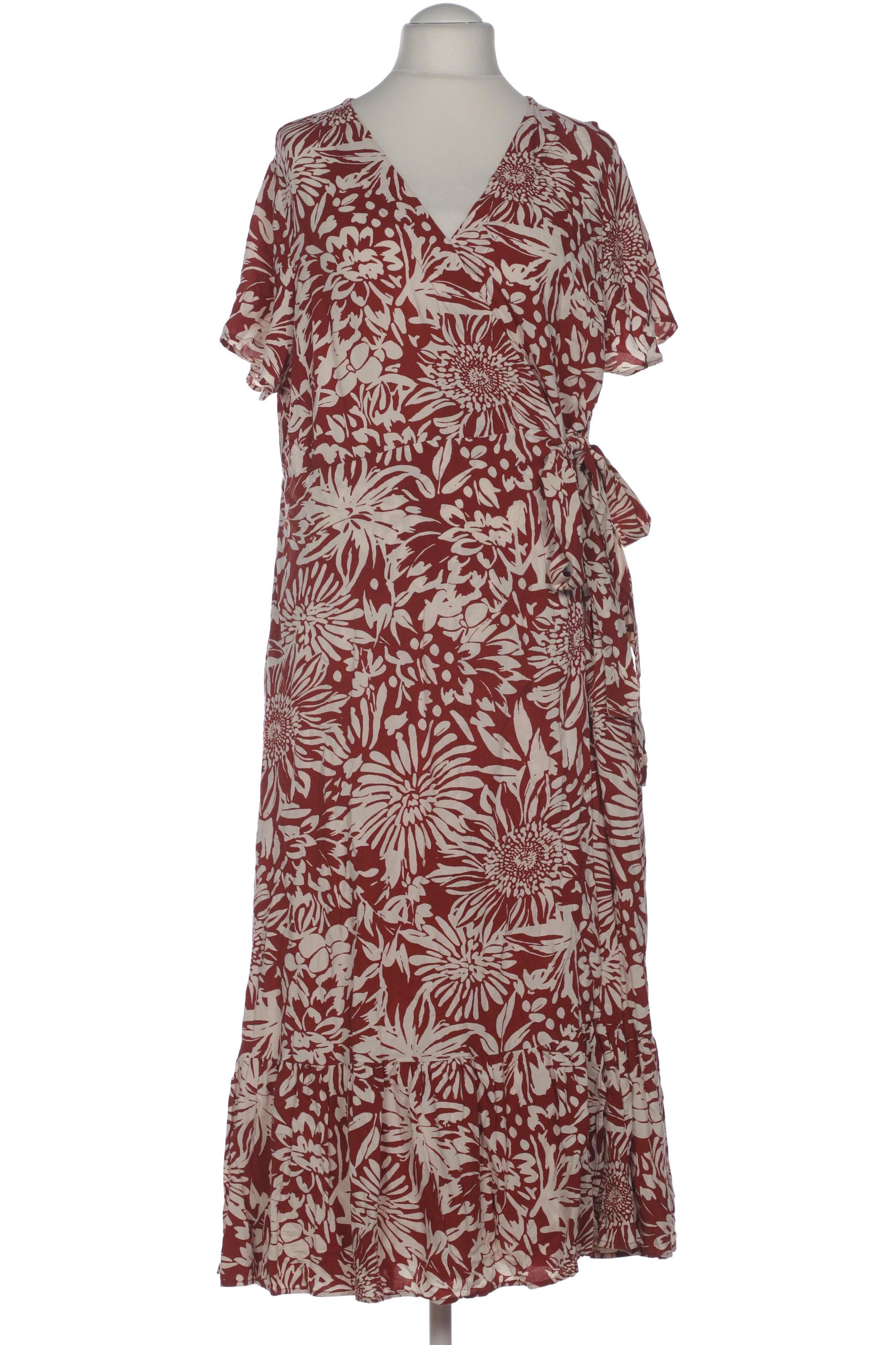 

sheego Damen Kleid, bordeaux, Gr. 50