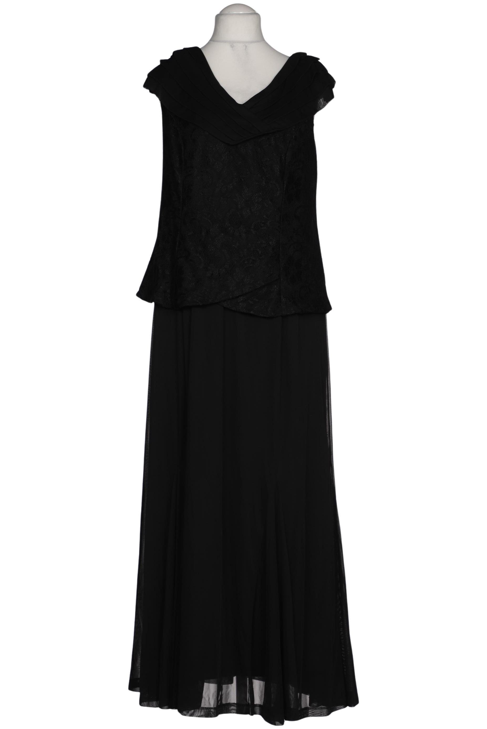 

sheego Damen Kleid, schwarz, Gr. 46