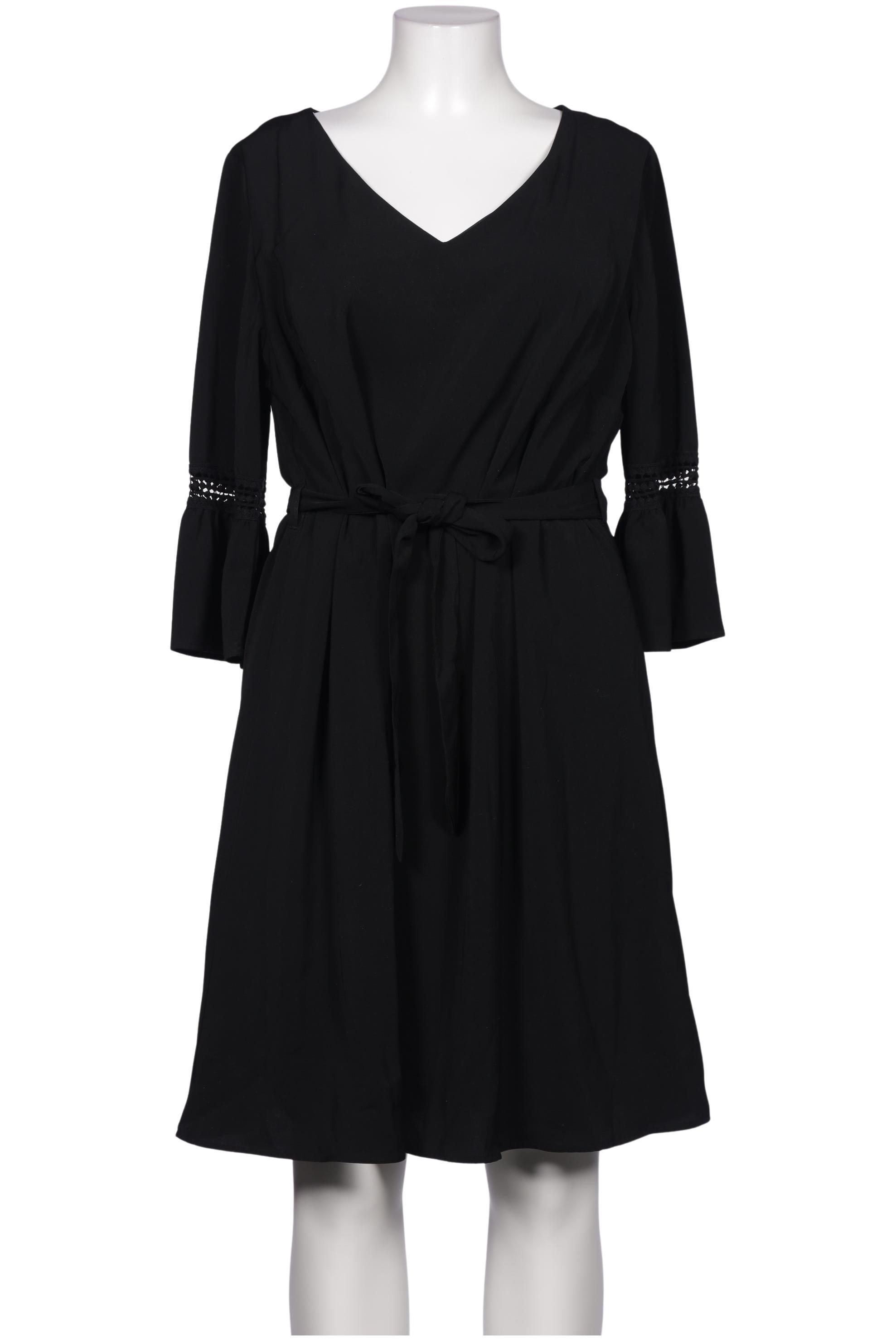 

sheego Damen Kleid, schwarz, Gr. 46