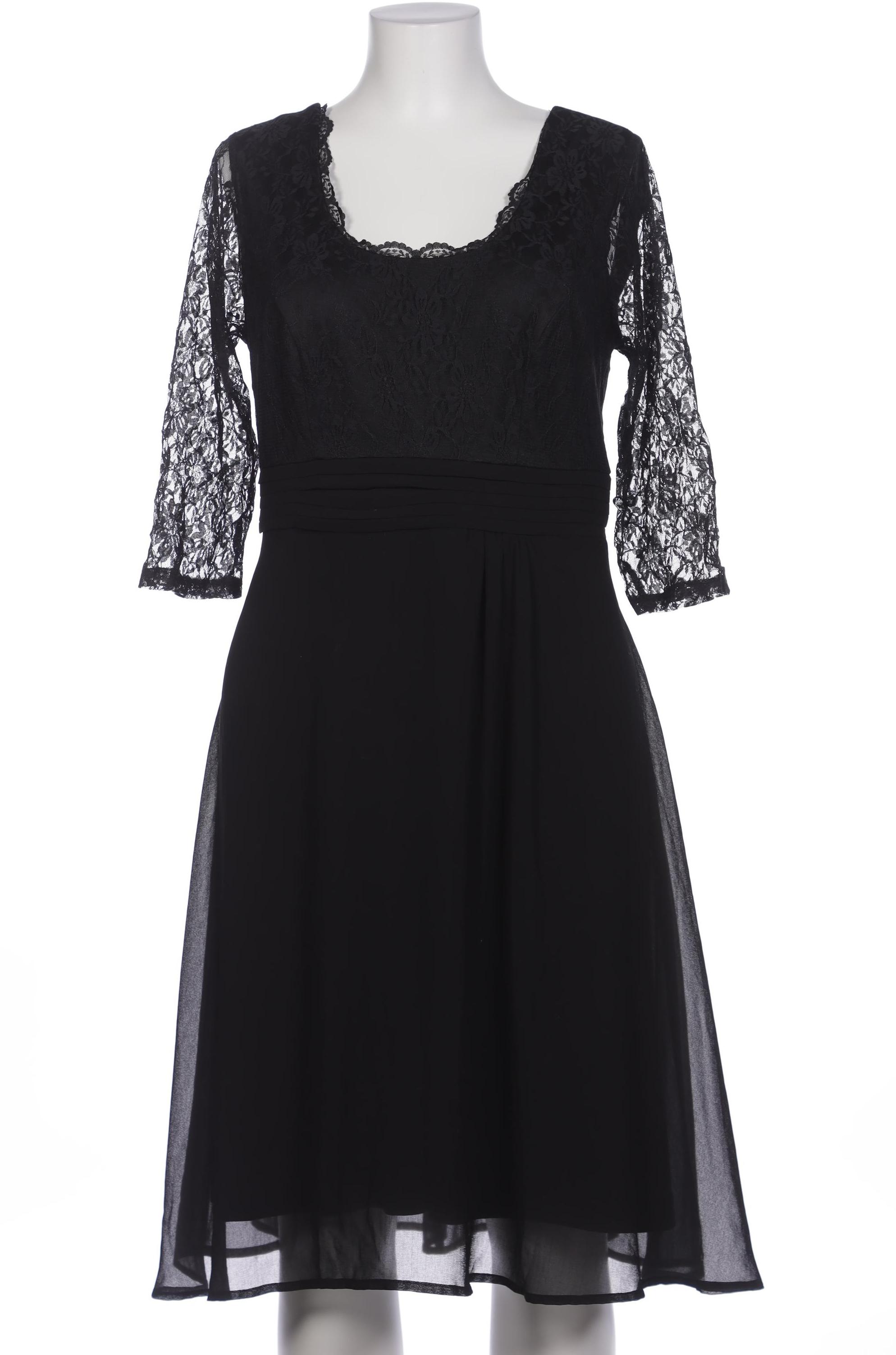 

sheego Damen Kleid, schwarz, Gr. 44