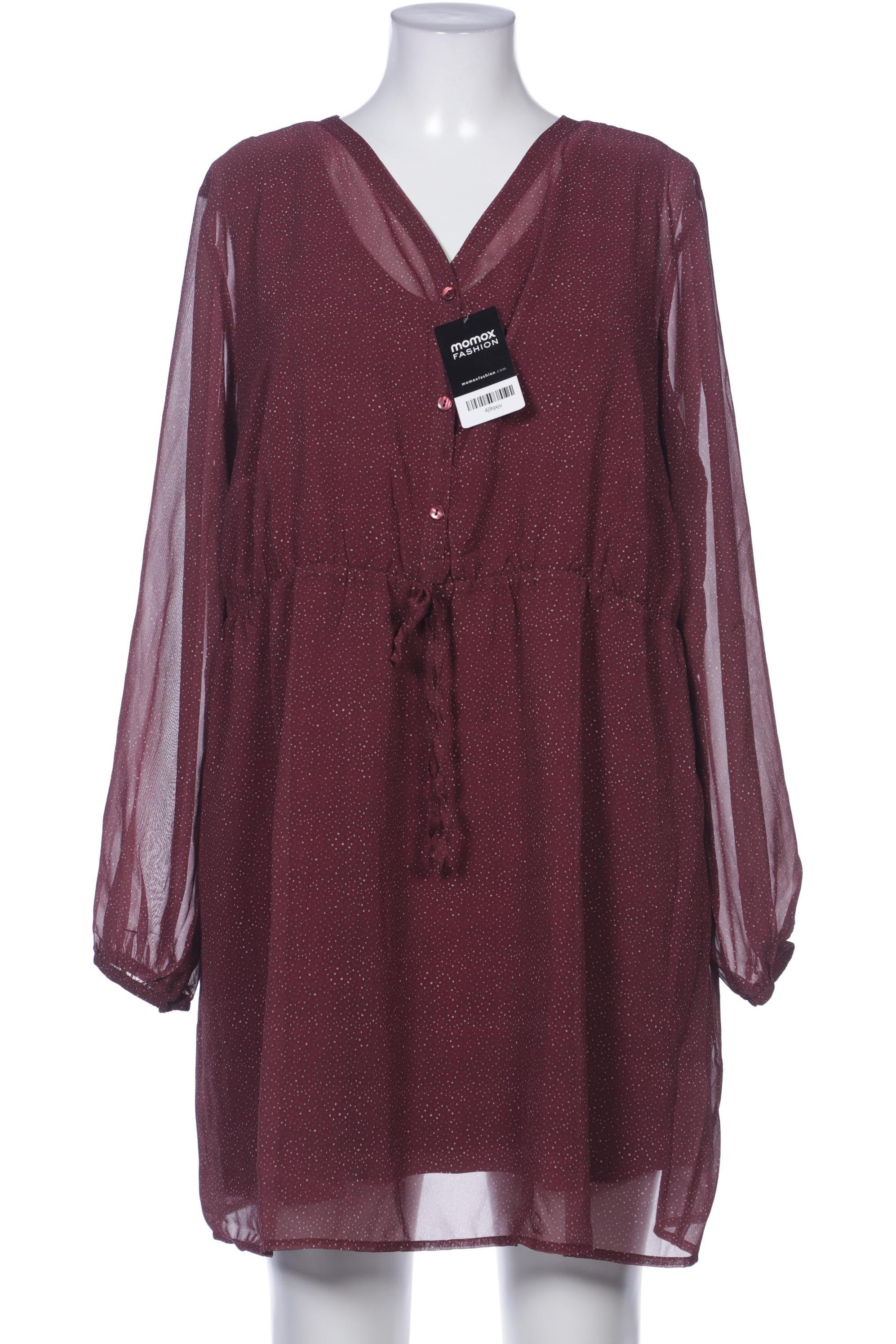 

sheego Damen Kleid, bordeaux, Gr. 48