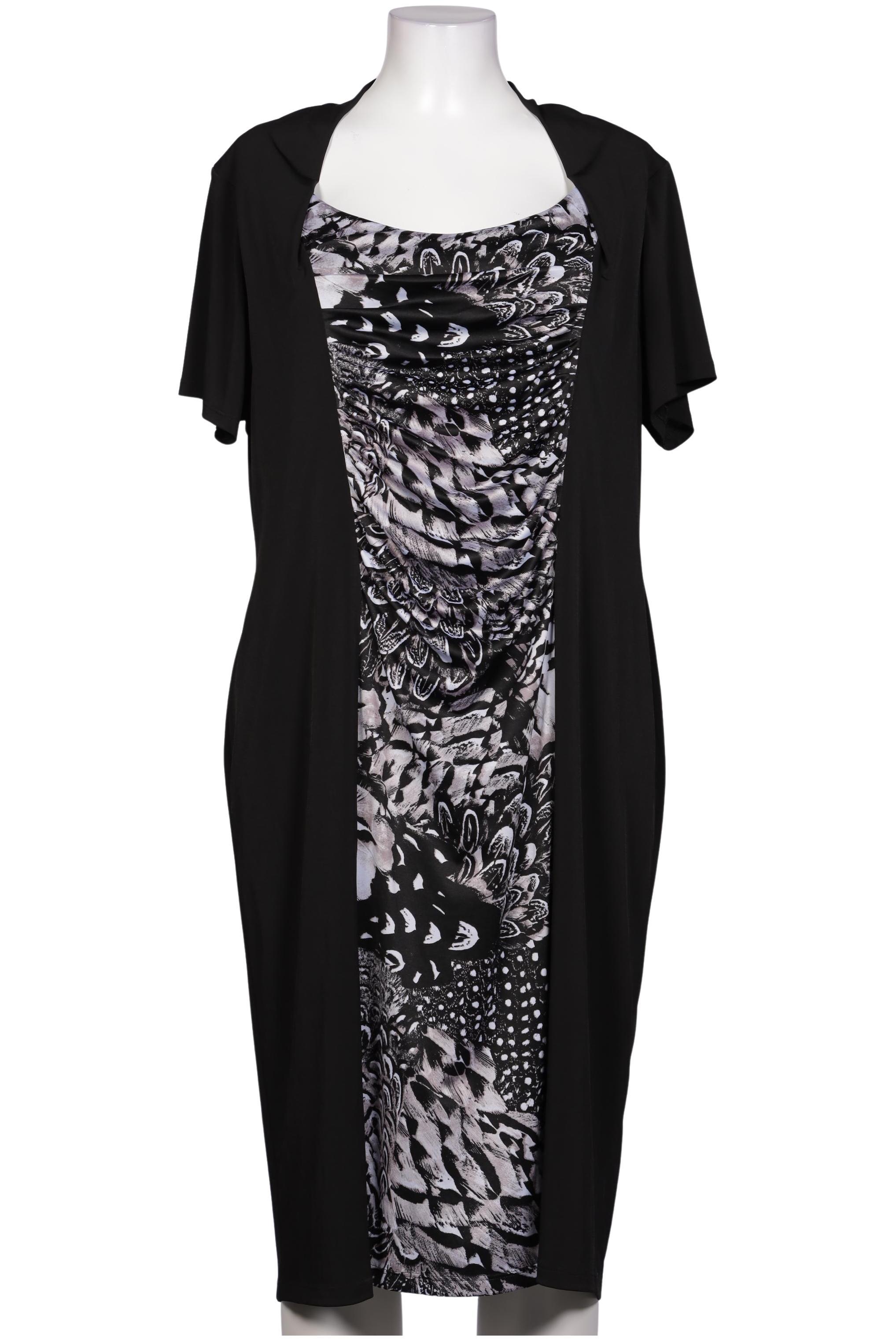 

sheego Damen Kleid, schwarz, Gr. 48