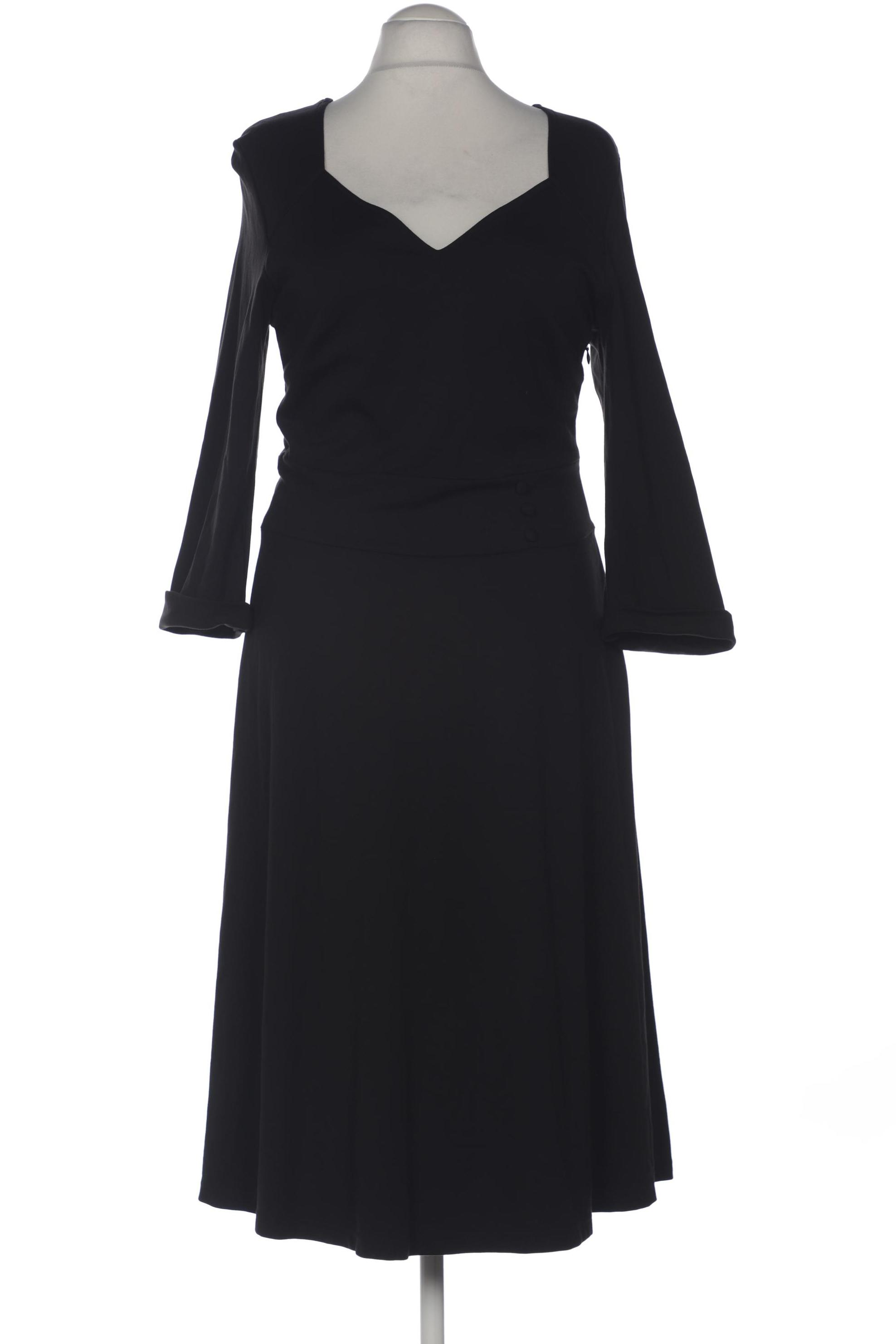 

sheego Damen Kleid, schwarz, Gr. 44