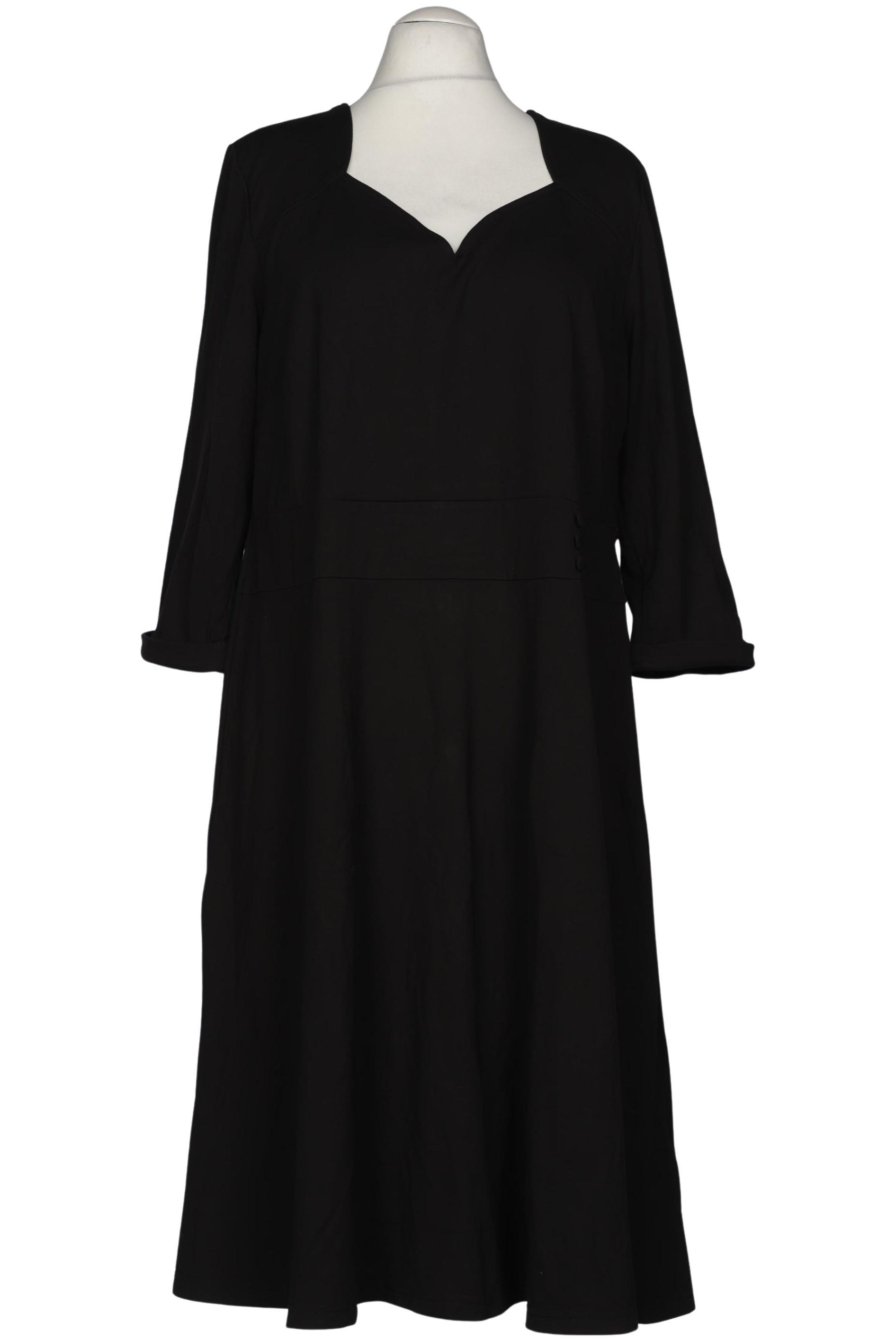 

sheego Damen Kleid, schwarz, Gr. 50