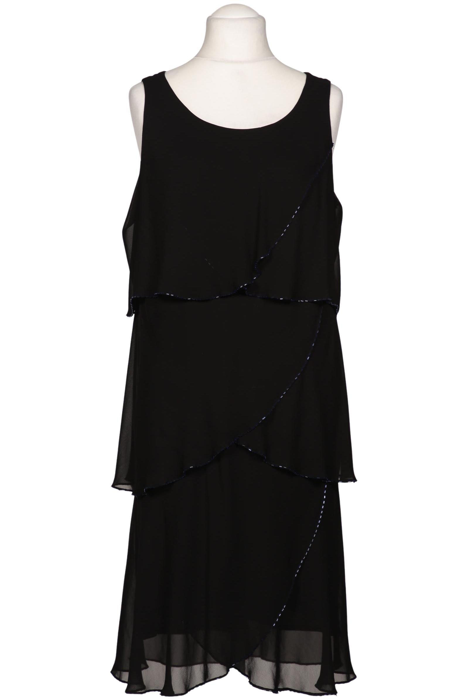 

sheego Damen Kleid, schwarz, Gr. 46