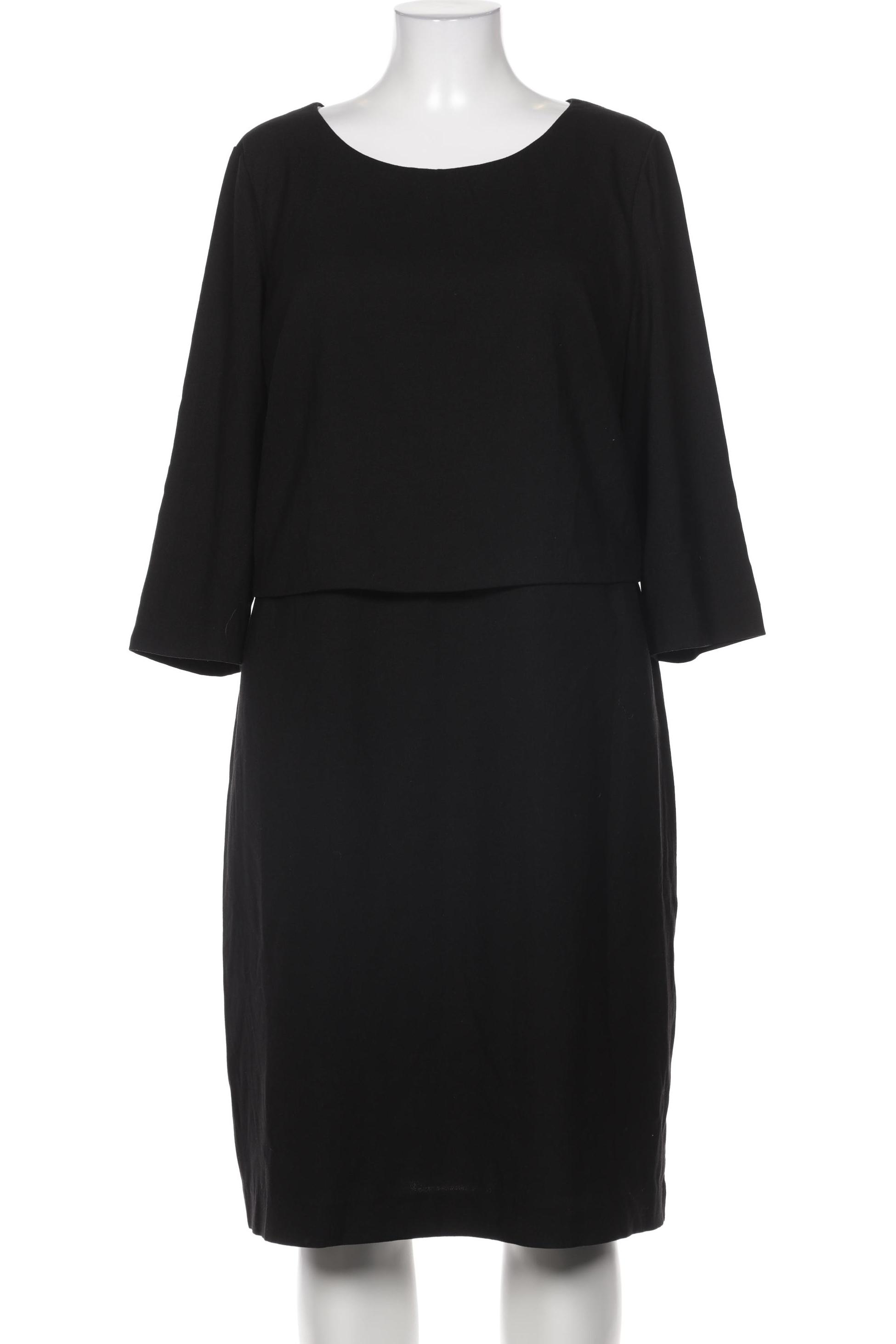 

sheego Damen Kleid, schwarz, Gr. 46