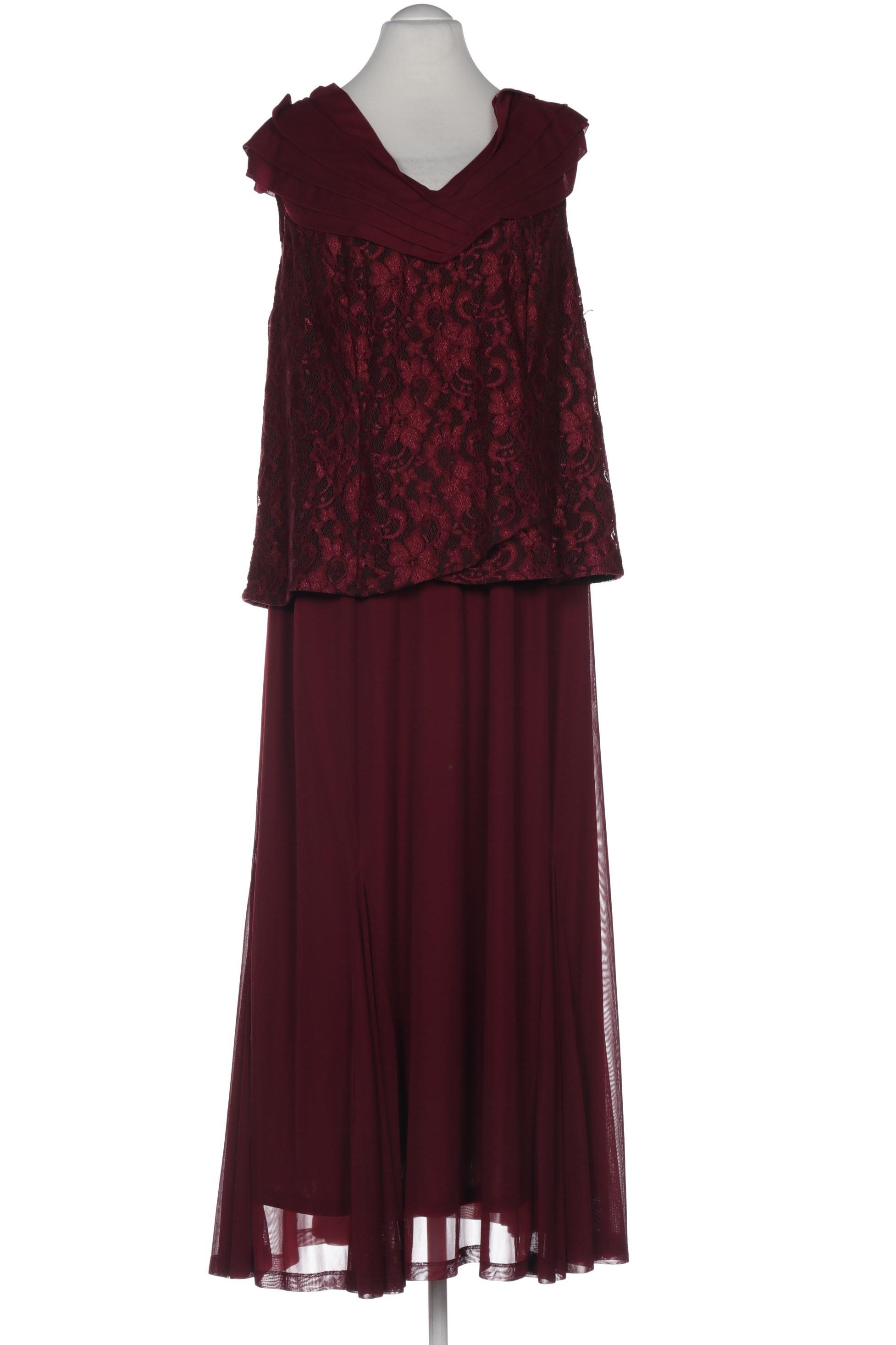 

sheego Damen Kleid, bordeaux, Gr. 54