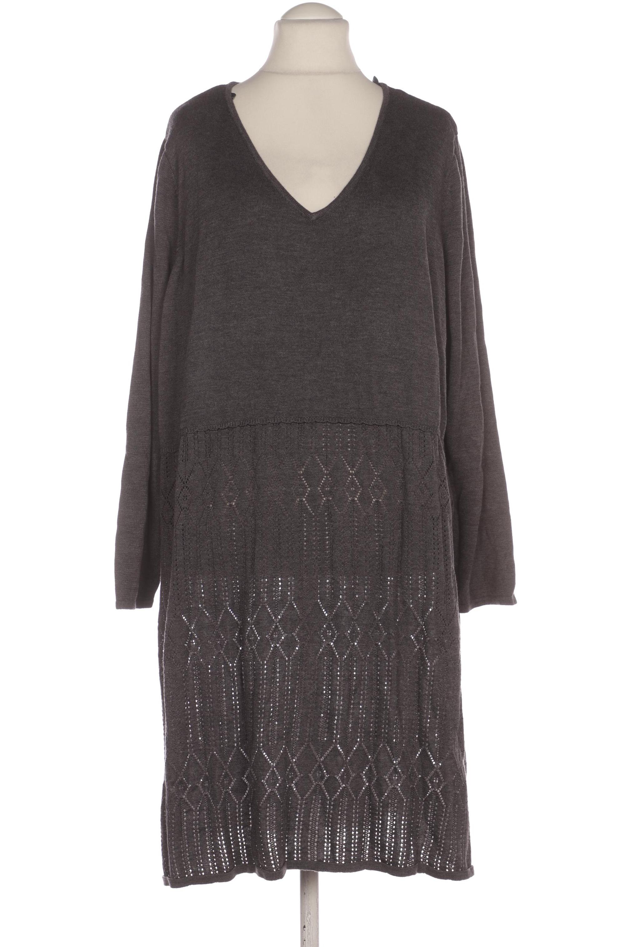 

sheego Damen Kleid, grau, Gr. 56