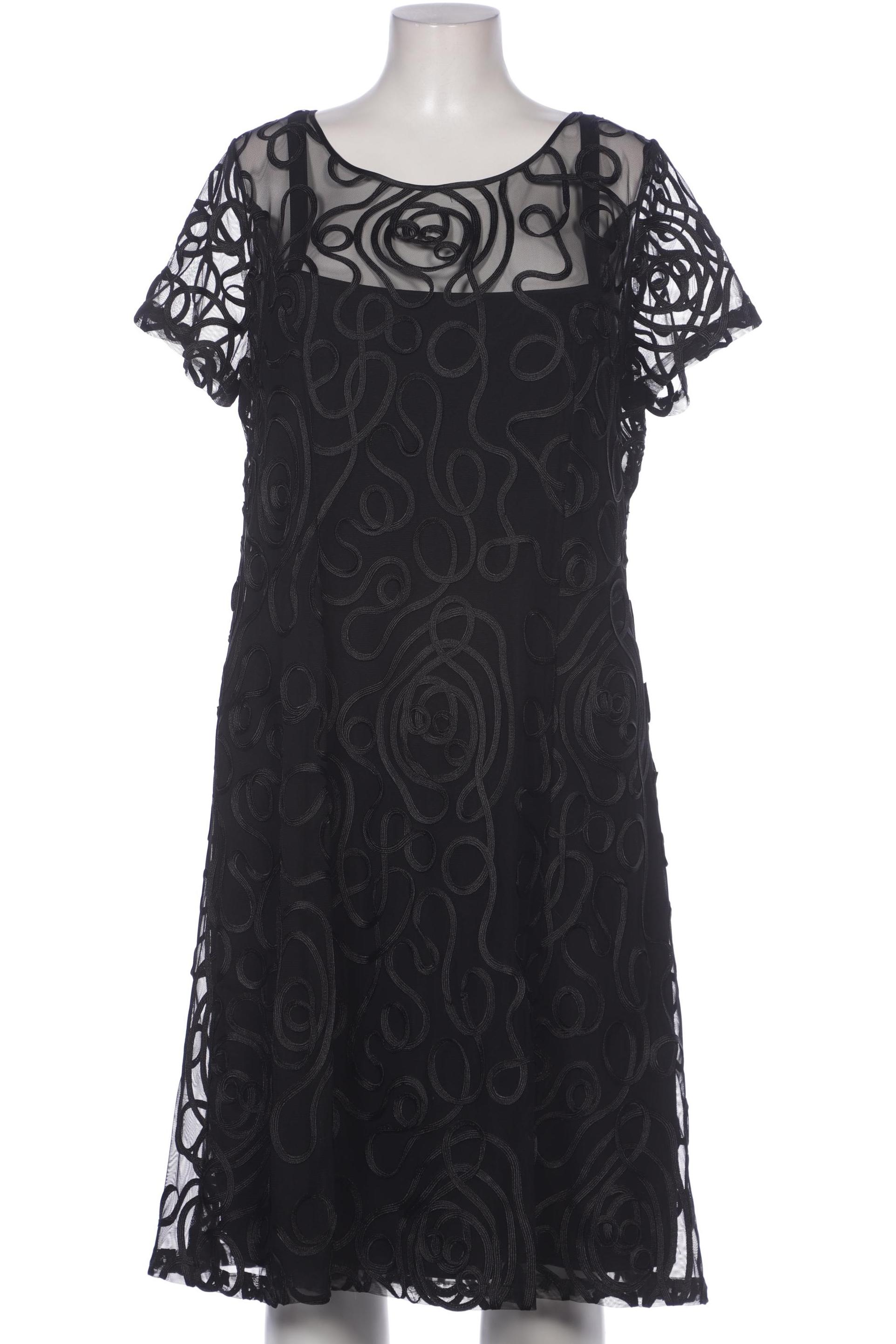 

sheego Damen Kleid, schwarz, Gr. 48