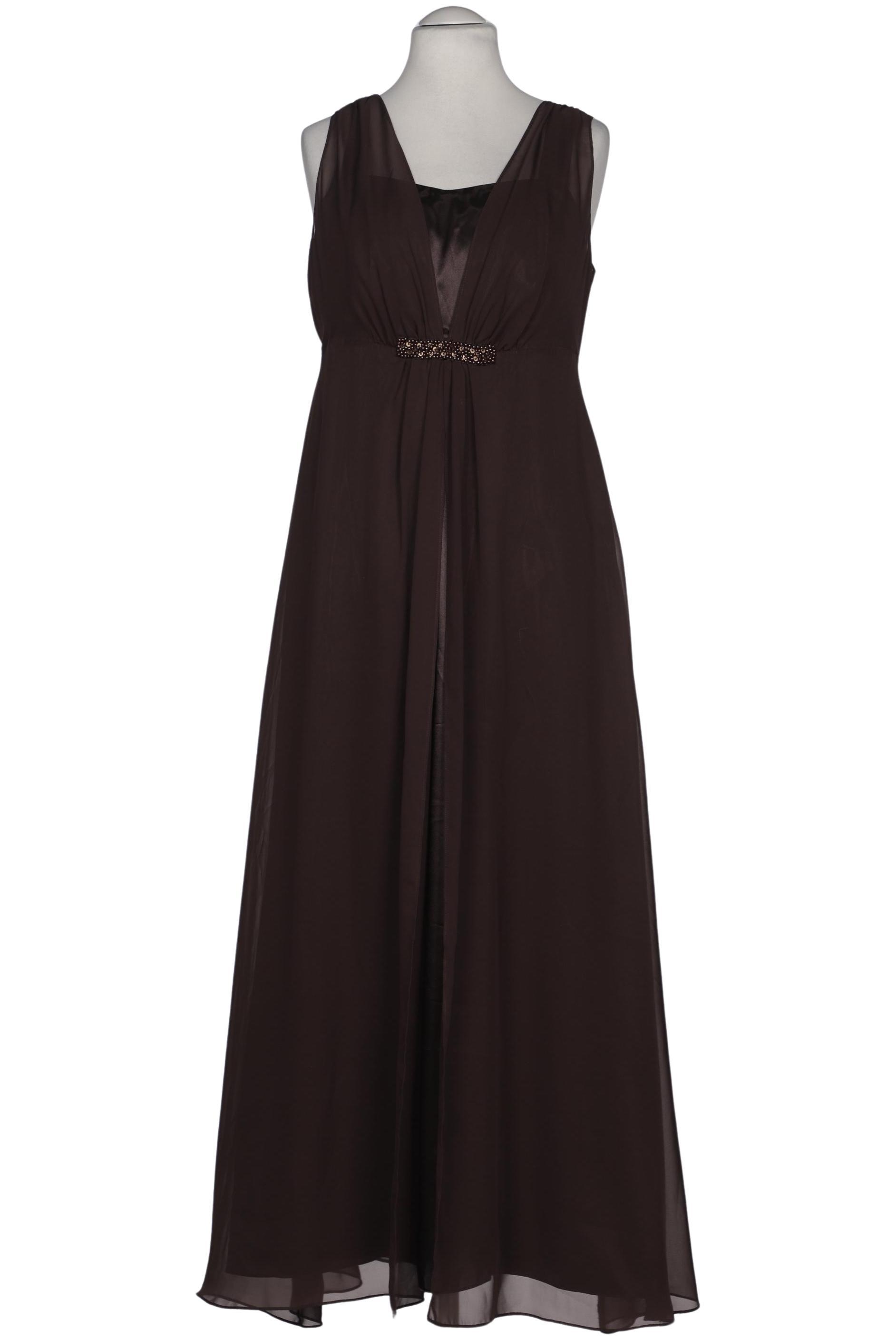 

sheego Damen Kleid, braun, Gr. 44