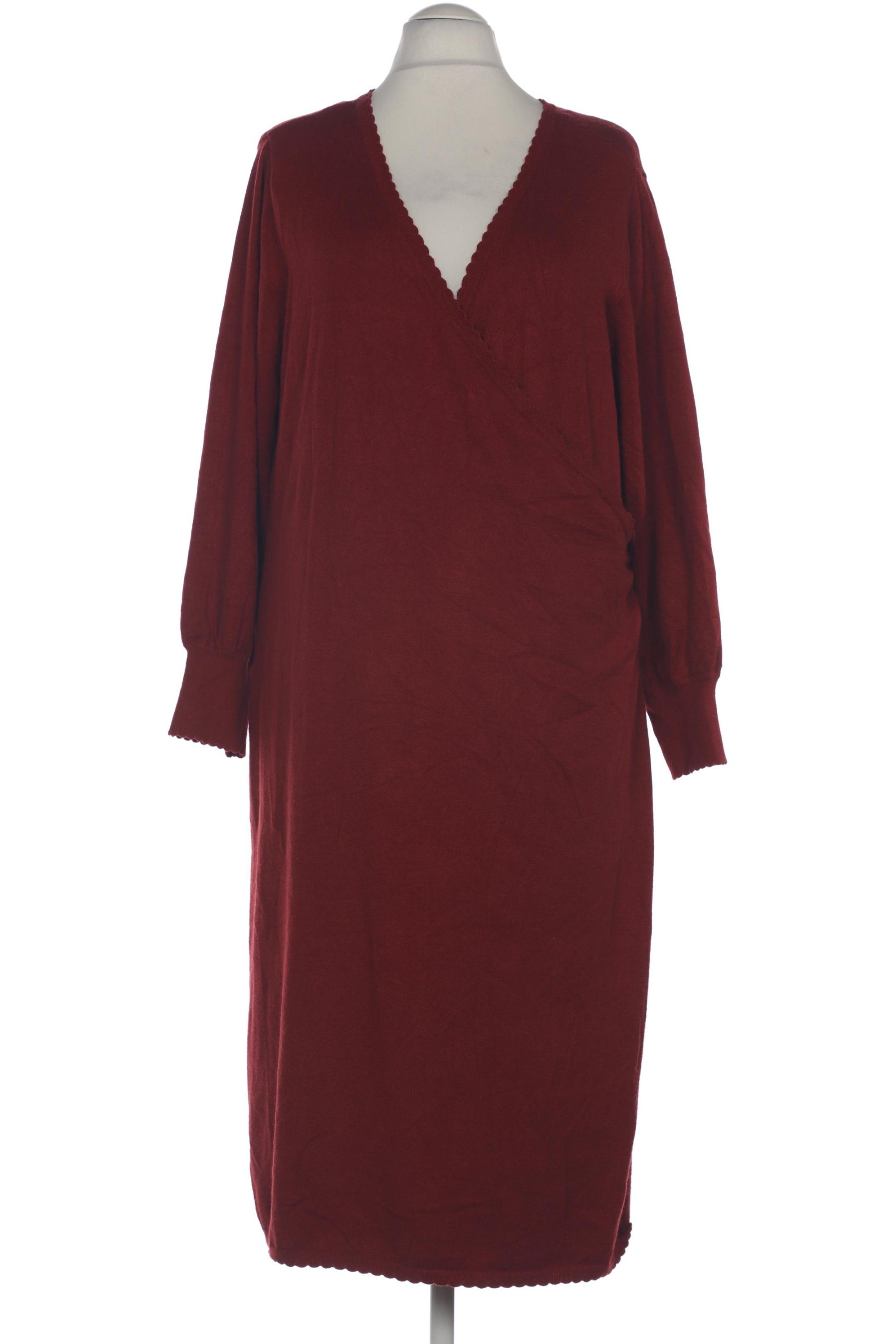 

sheego Damen Kleid, bordeaux, Gr. 52