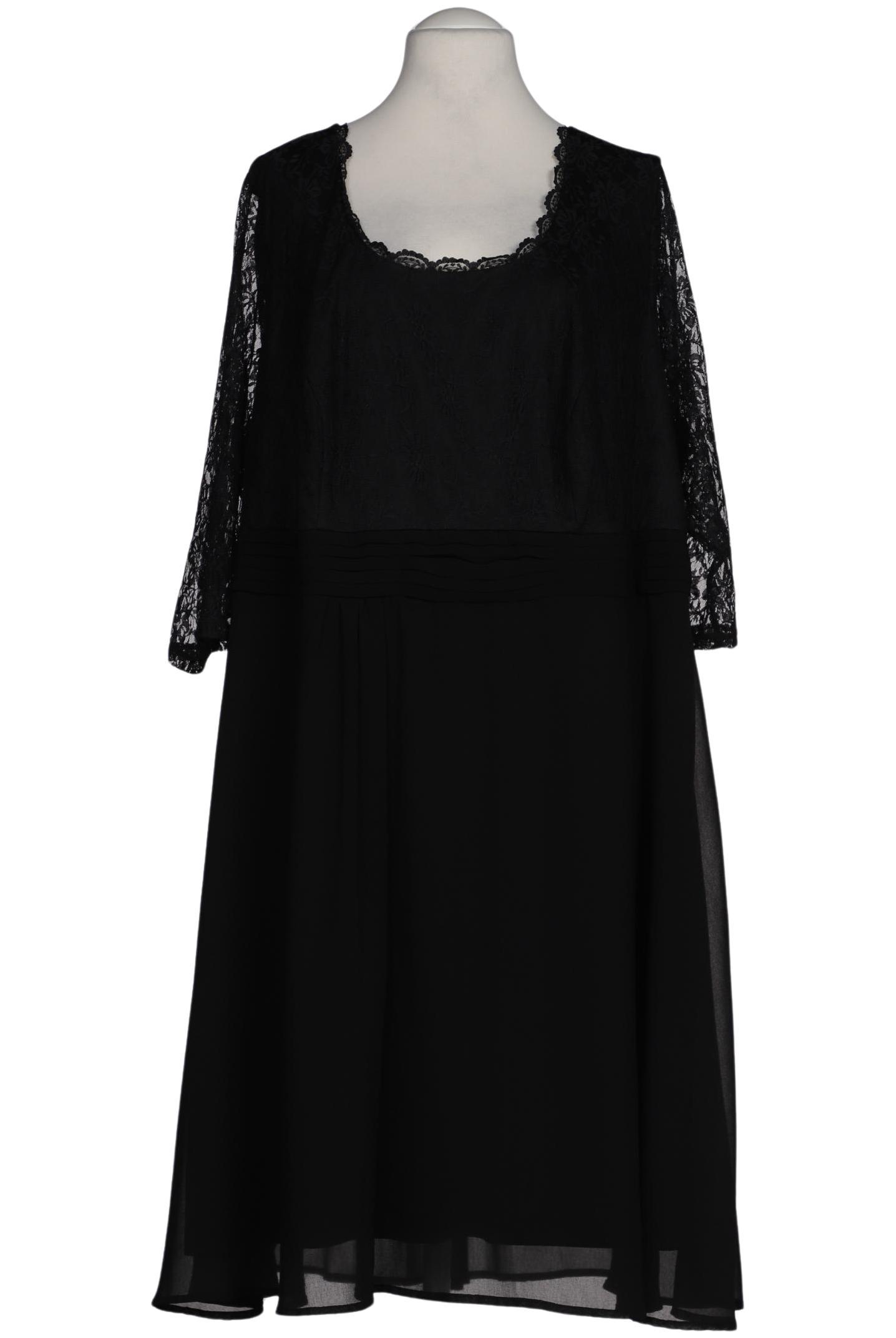 

sheego Damen Kleid, schwarz, Gr. 56