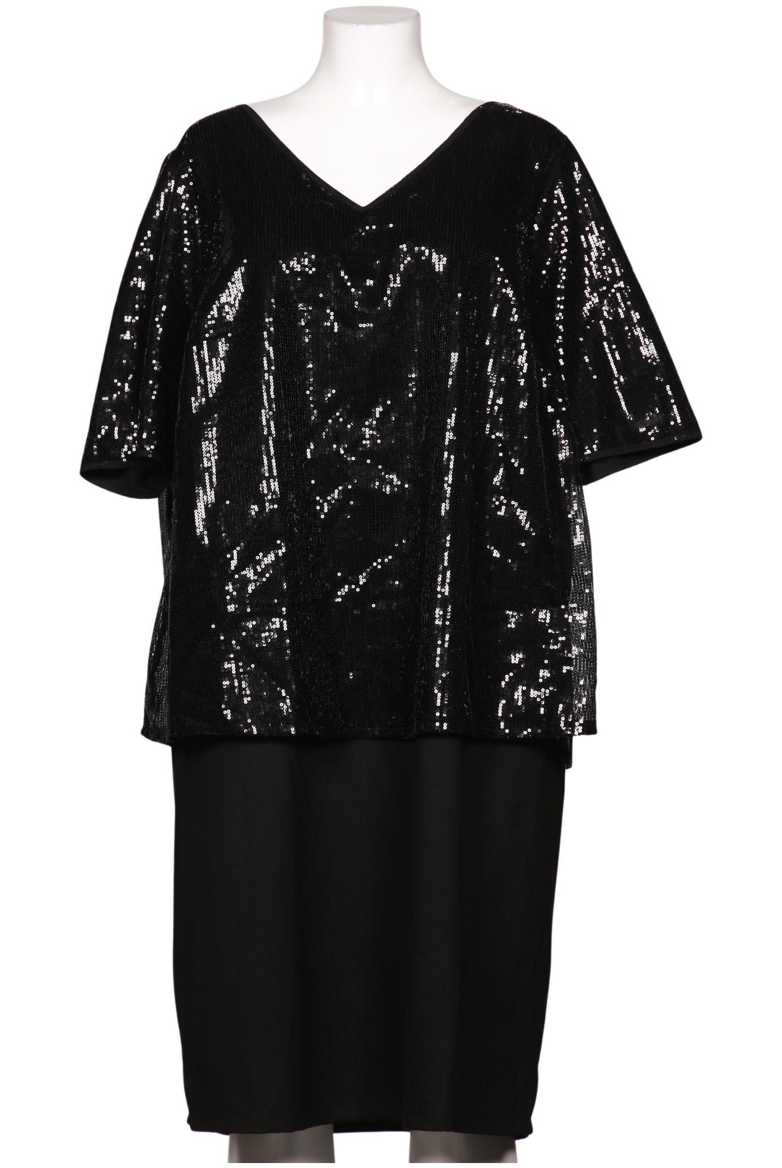 

sheego Damen Kleid, schwarz, Gr. 52